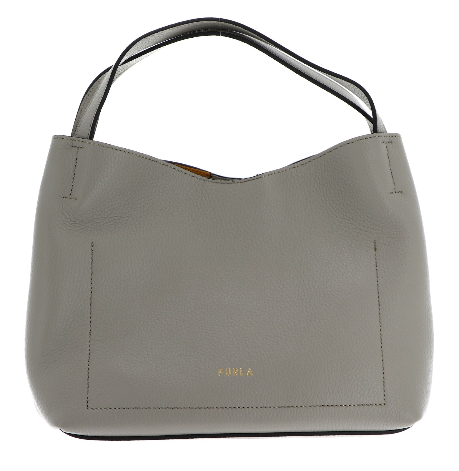  Furla Kalbsledertasche Primula Hobo Tasche in marmo