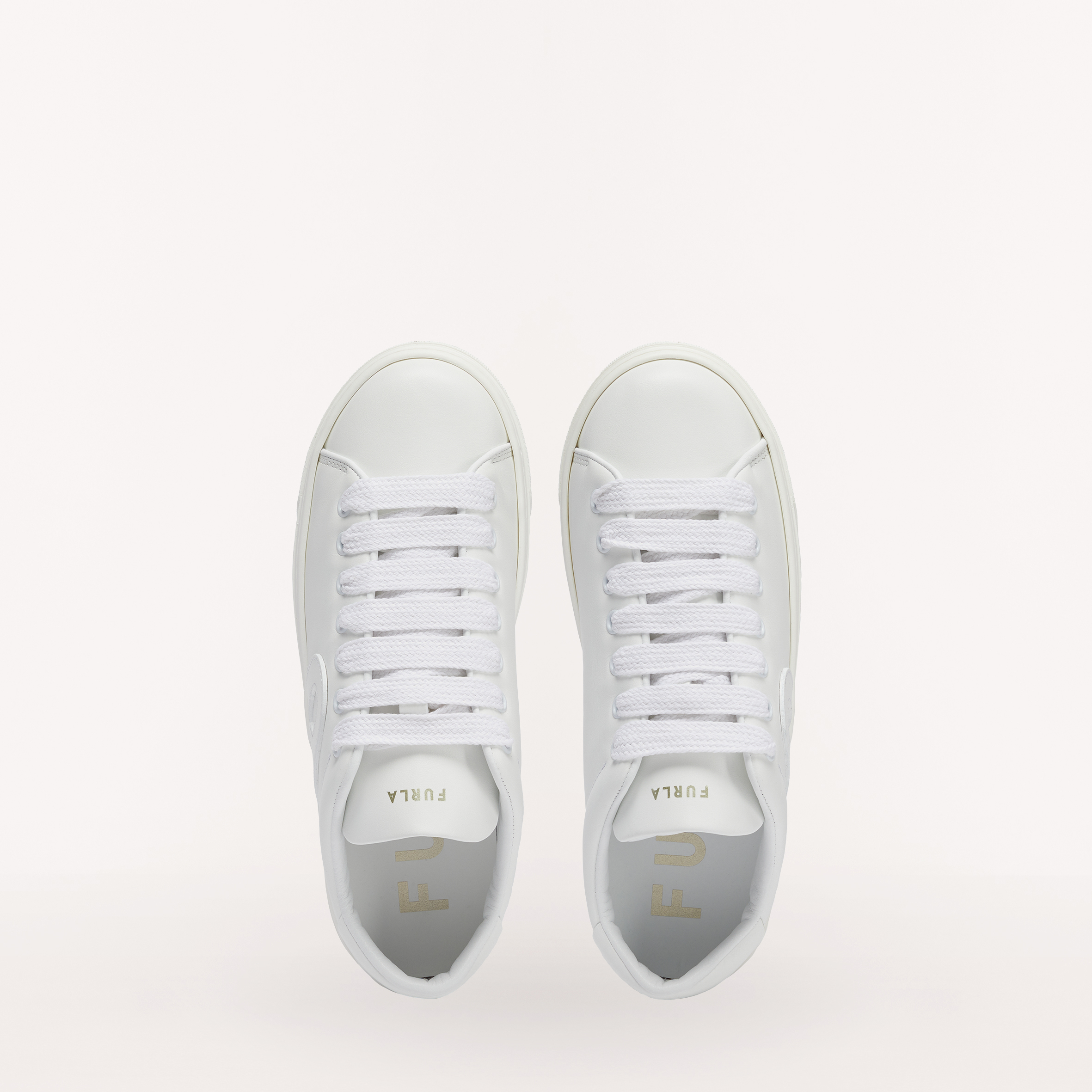  Furla Joy Sneaker aus Kalbsleder in weiß