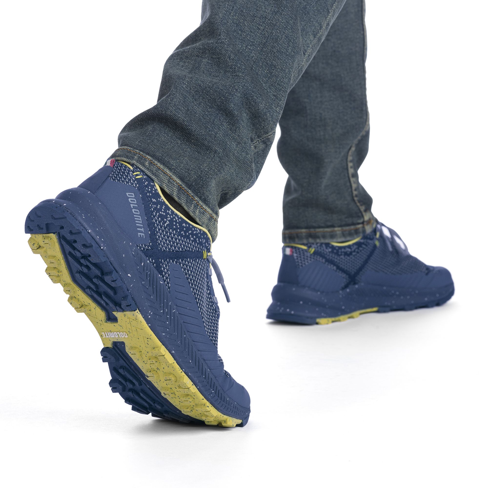 Dolomite Halbschuh Carezza M Recyc Blau Textil Wanderschuh