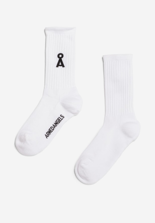 Armedangels SAAMUS BOLD Socken Regular Fit aus Bio-Baumwoll Mix in weiß