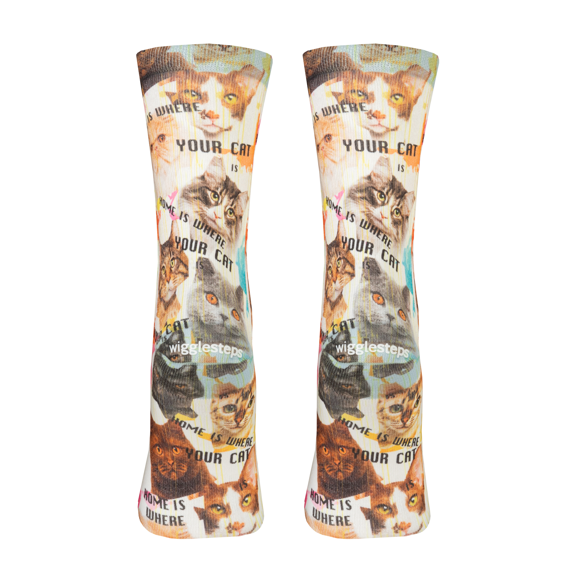 Socken wigglesteps 2 Paar Lady Socks in Geschenkboy Katzen Box 36-40 Socken wigglesteps 2 Paar Lady Socks in Geschenkboy Katzen Box 36-40