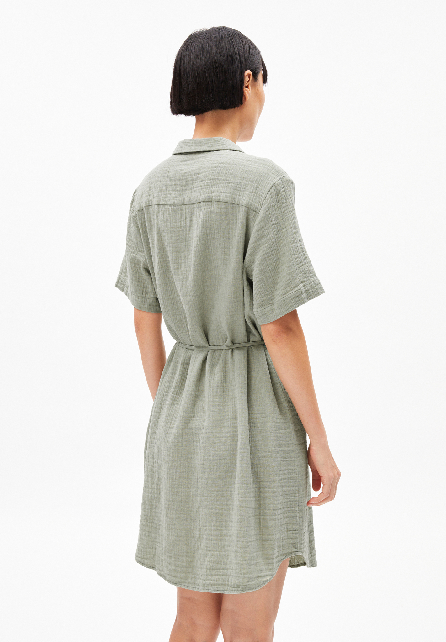 Armedangels MABELAA MUSSELIN Webkleid aus Bio-Baumwolle in seagreen Armedangels MABELAA MUSSELIN Webkleid aus Bio-Baumwolle in seagreen