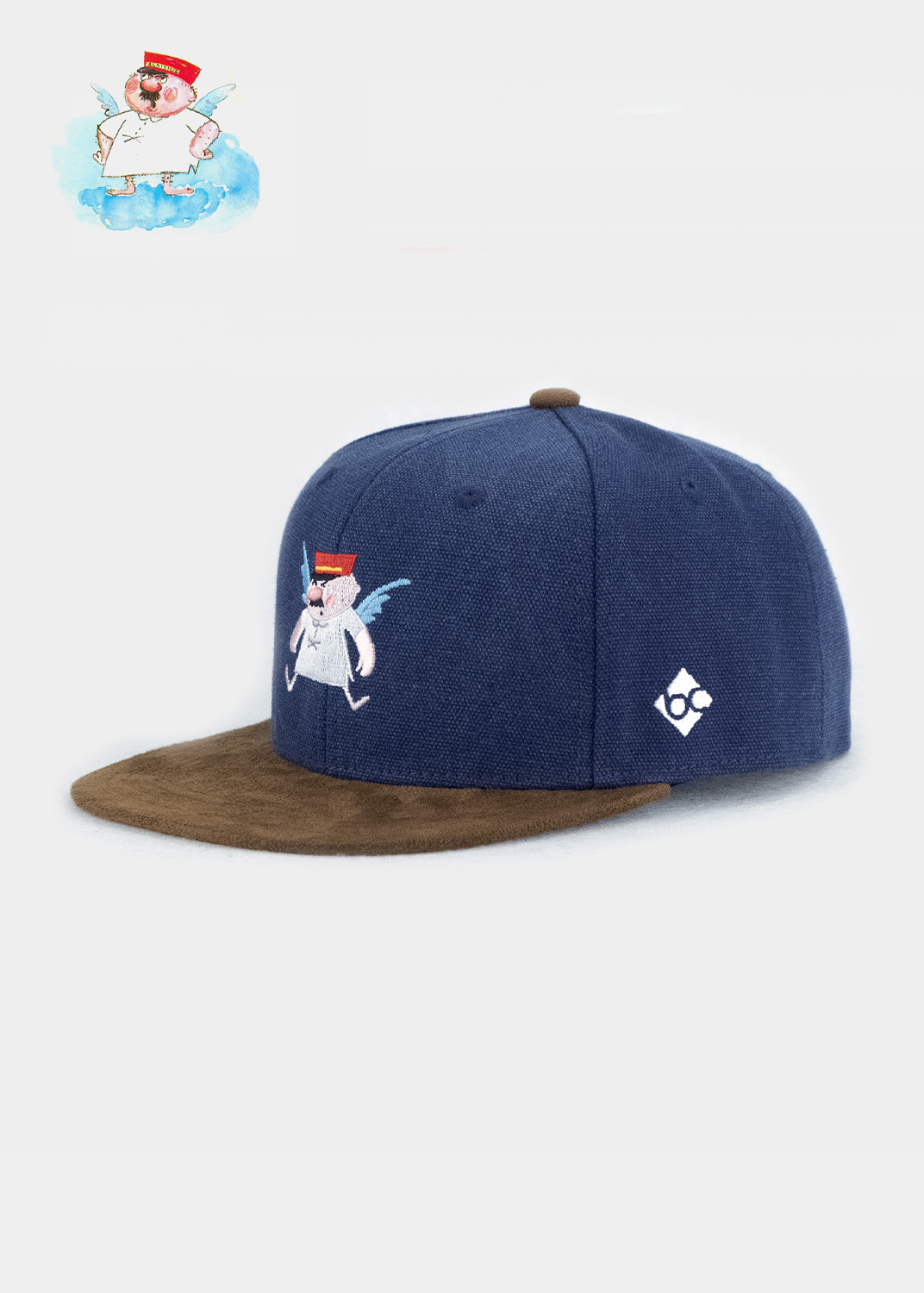 bavarian caps Cap "Aloisius" - dunkelblau (Snapback) CX163