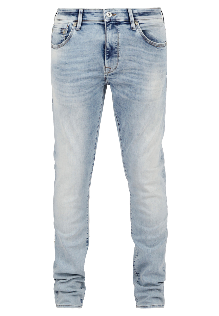 Mavi  James super skinny Jeans mit  niedriegen Leibhöhe Blau Bleched