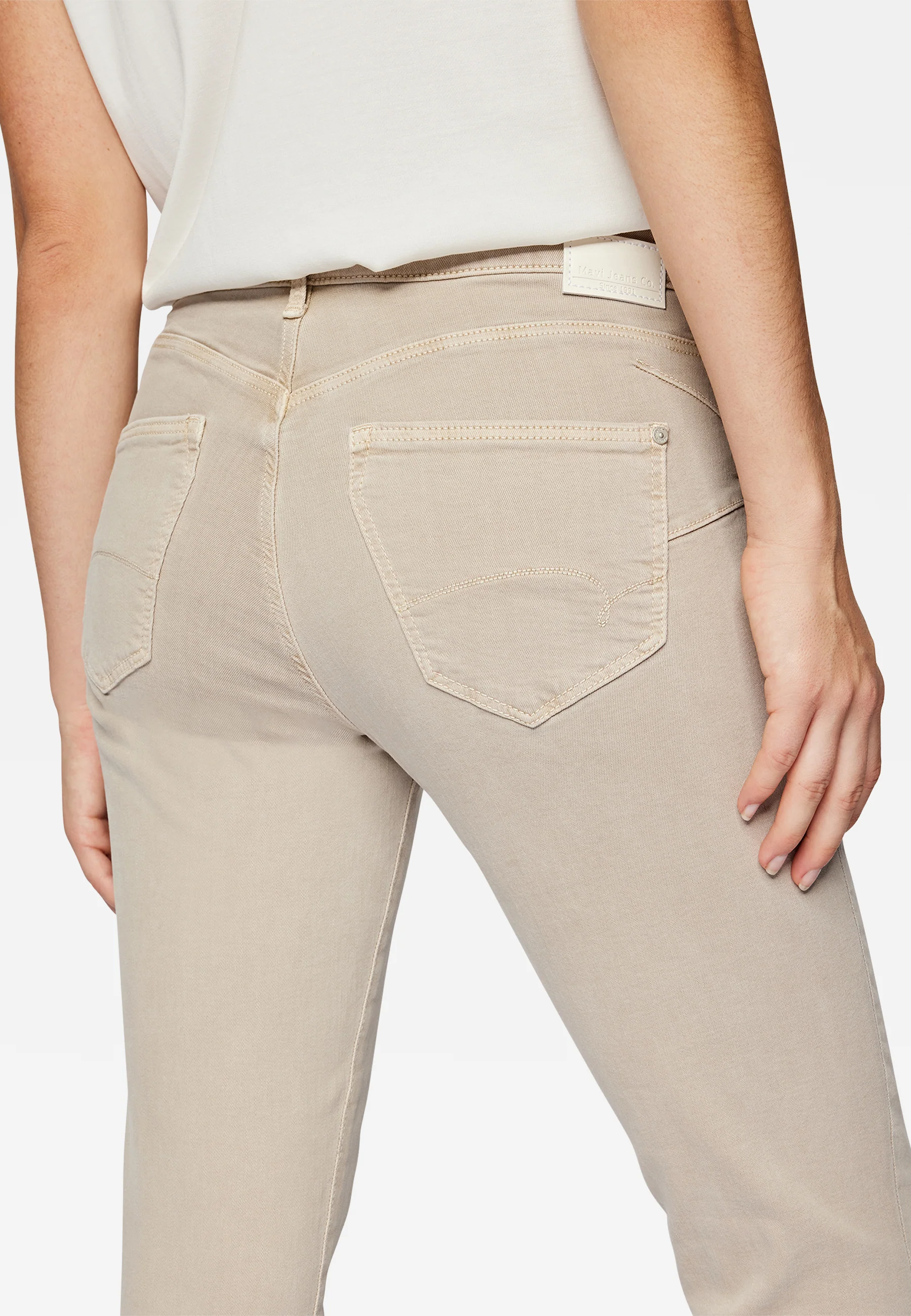 Mavi ADRIANA | Mid-Rise, Super Skinny in hell beige Mavi ADRIANA | Mid-Rise, Super Skinny in hell beige