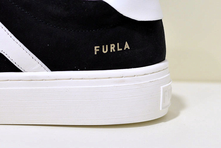 Furla Joy Sneaker aus Kalbsleder  Grafite Talco h 