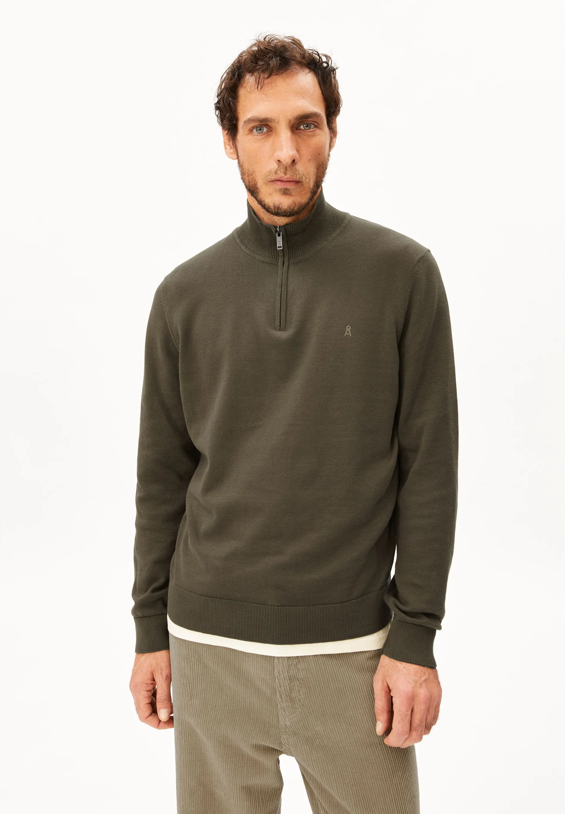 Armedangels FAABES STRICKPULLOVER  100% Bio-Baumwolle / Pullover in dark earth