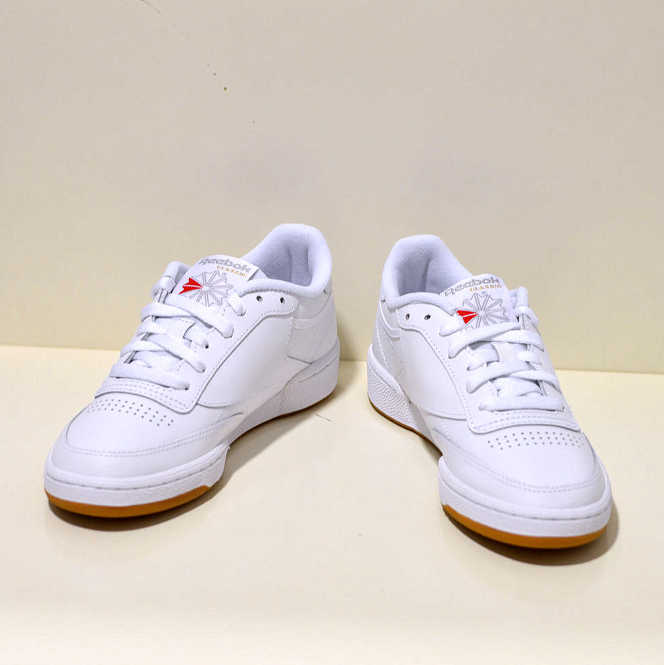 Reebok Damen Lifestyle-Schuhe Club C 85 Leder Sneaker in weiß 