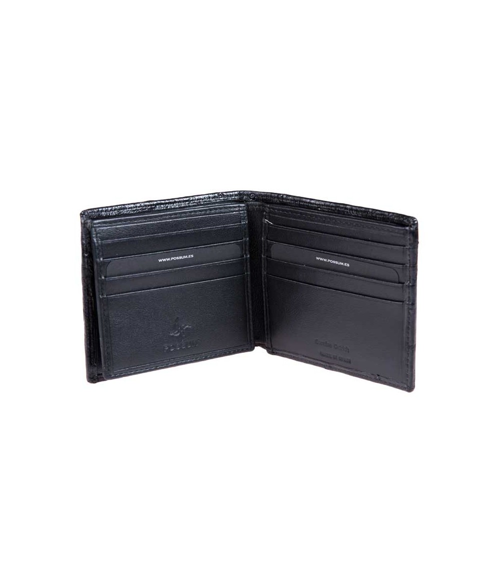 Possum Geldbörse aus feinstem Straußenleder American double Card Holder Possum Geldbörse aus feinstem Straußenleder American double Card Holder