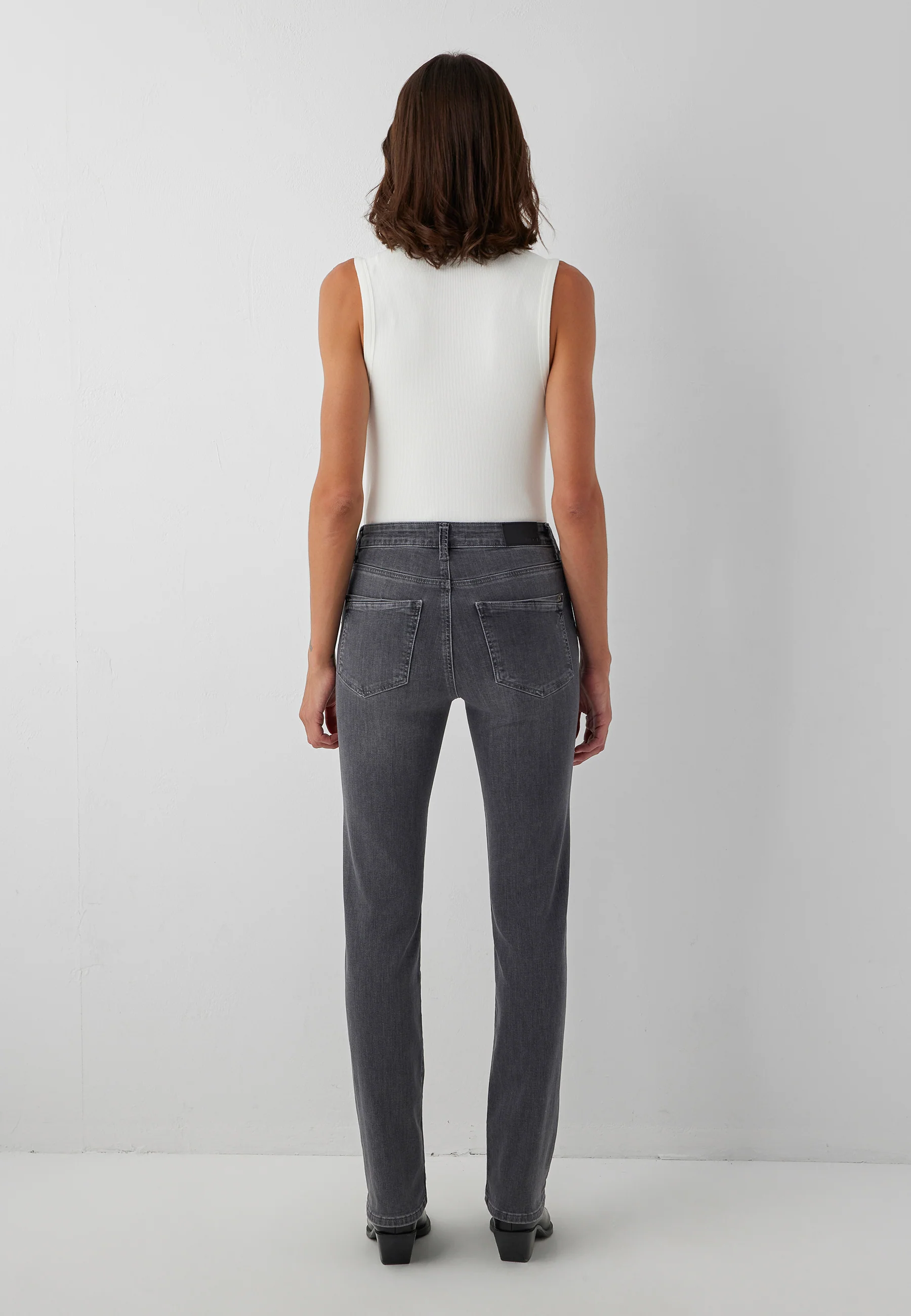 Mavi Jeans KENDRA | Mid-rise, Straight Leg LT Smoke Brushed