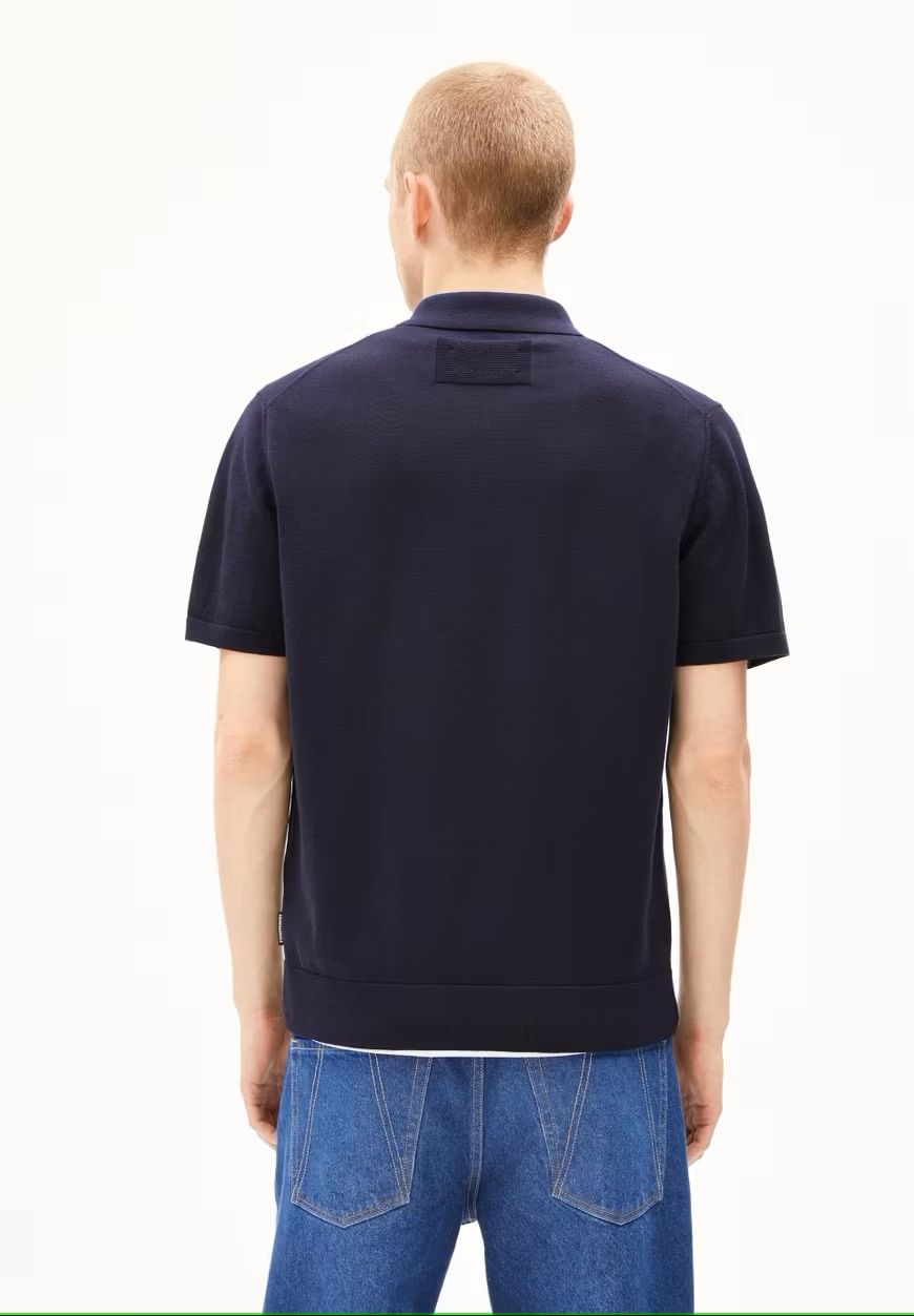 Armedangels TAAKOS Pullover aus Bio-Baumwolle / Polo in night Armedangels TAAKOS Pullover aus Bio-Baumwolle / Polo in night