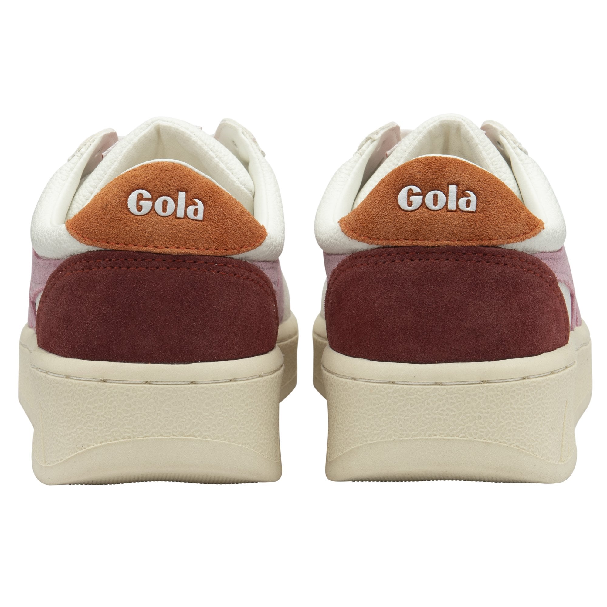 Gola Classics Women's Grandslam Trident Trainers Sneaker in White/Candy/Moody Orange Gola Classics Women's Grandslam Trident Trainers Sneaker in White/Candy/Moody Orange