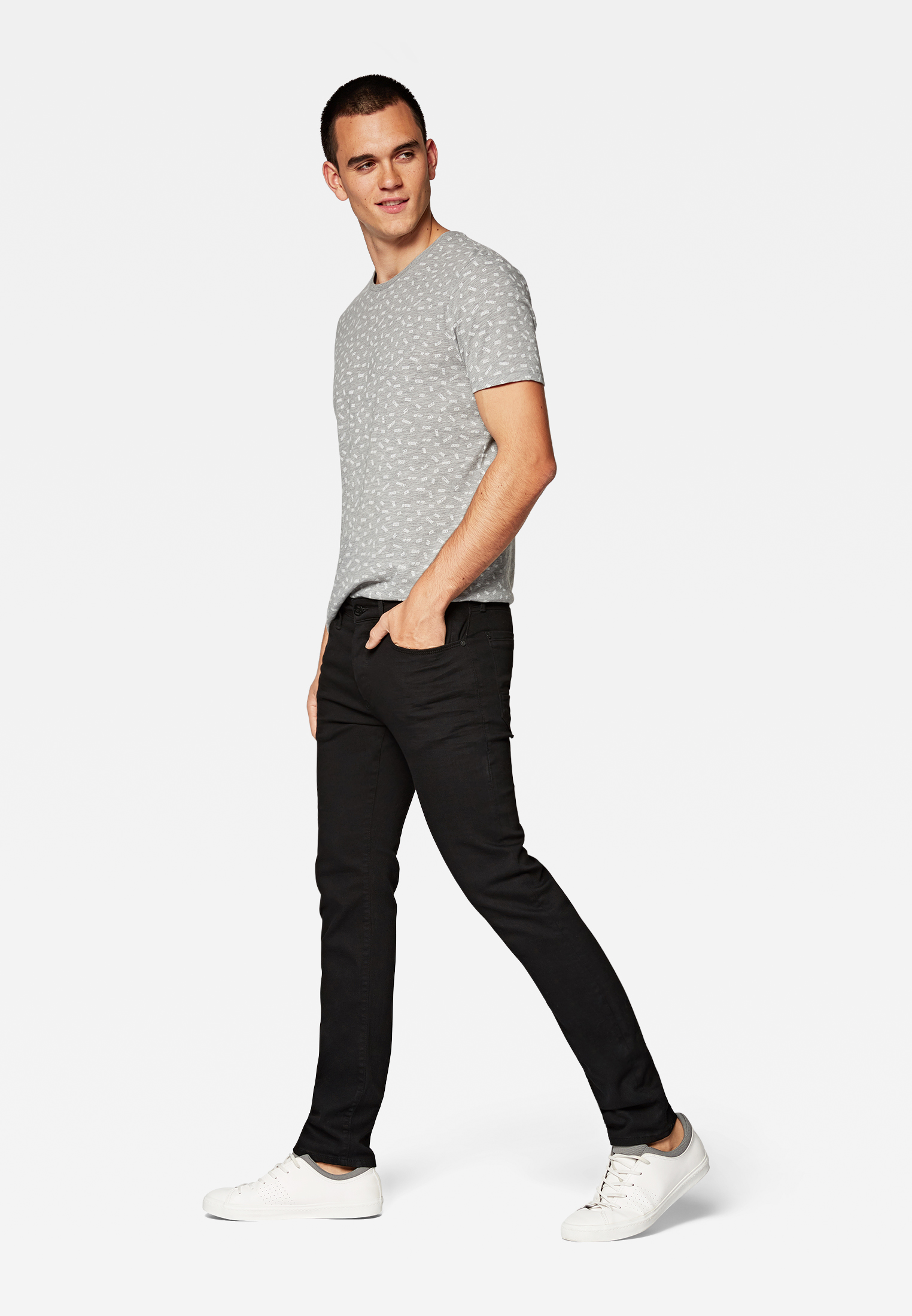 Mavi Jeans YVES | Slim Skinny, black coated Ultra Move 