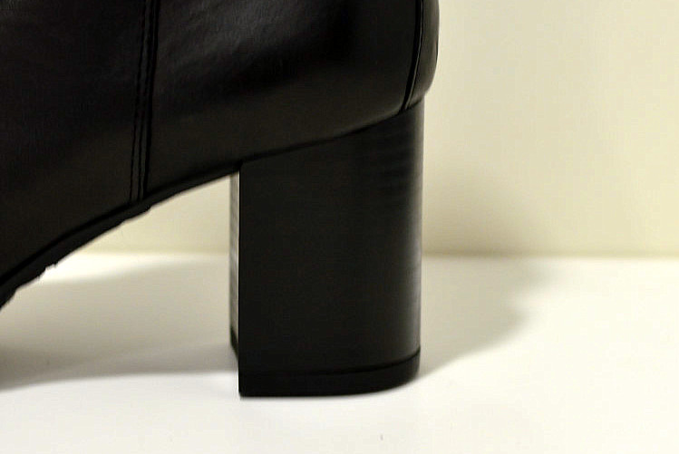 Igi&Co Damen-Stiefeletten aus Leder mit Absatz, schwarz