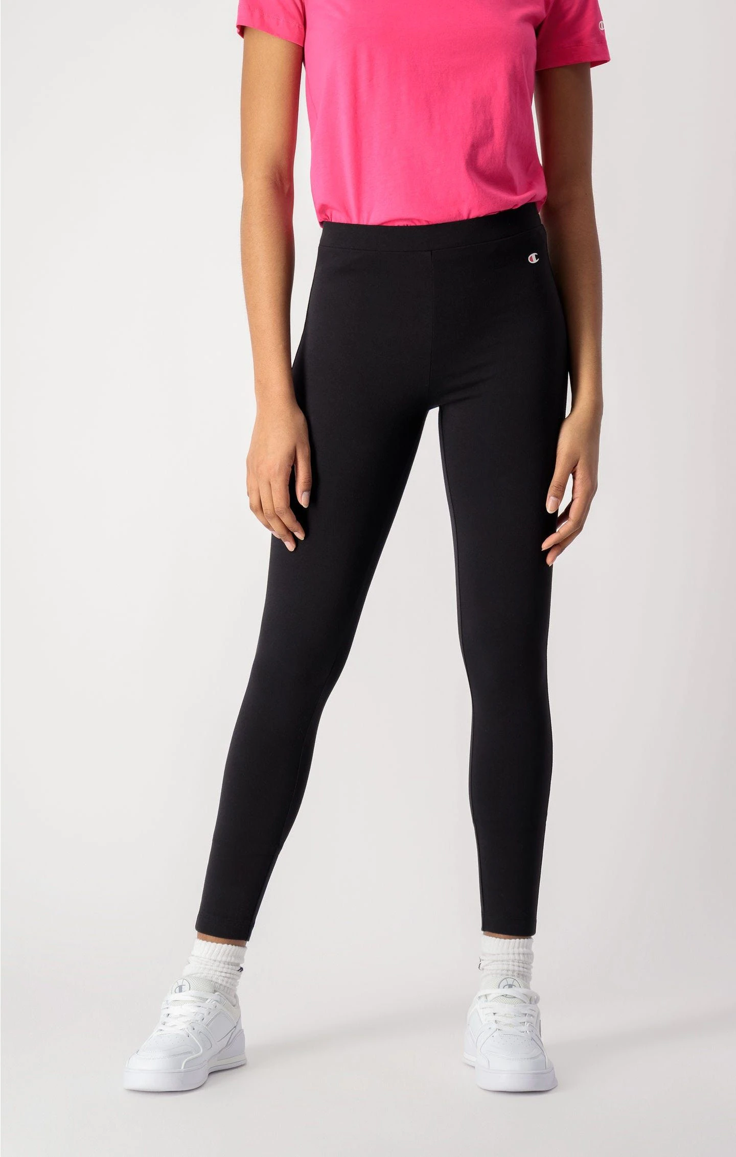 Champion Legacy Stretch-Jogginghose Leggings mit kleinem Reißverschluss Skinny Fit 