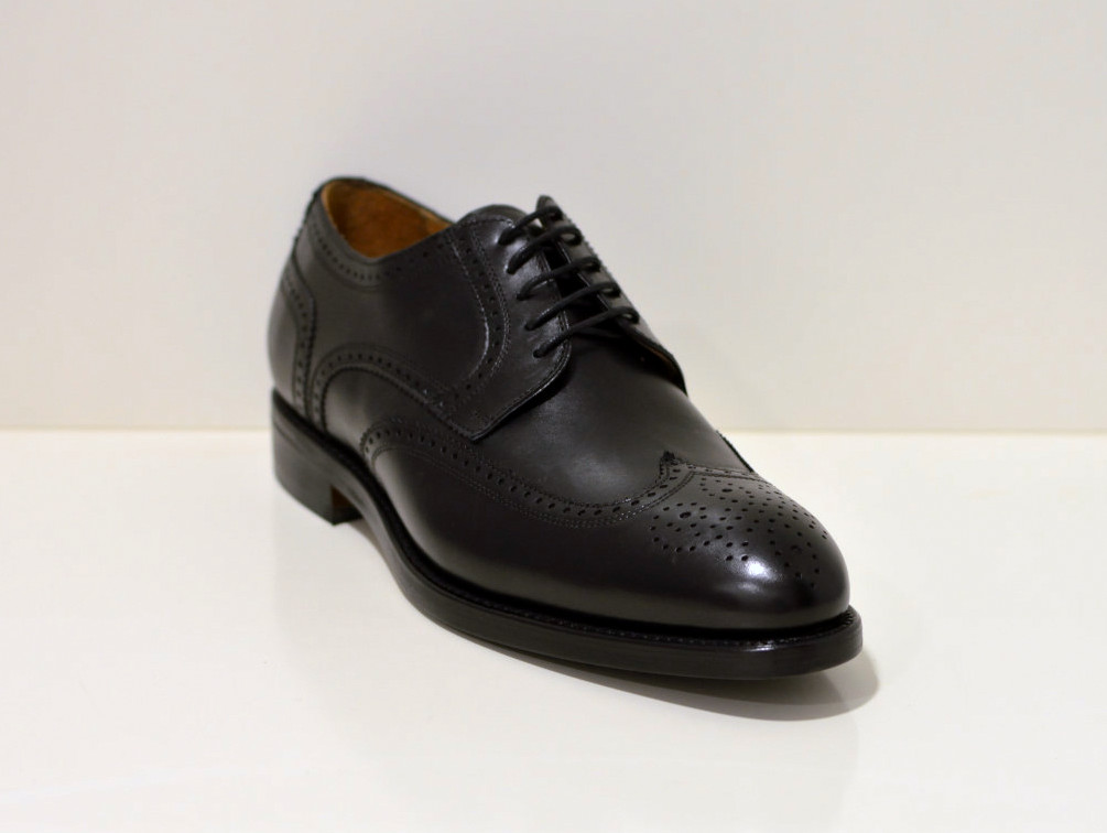 Berwick Rahmengenähter Budapester Schuh in schwarz 