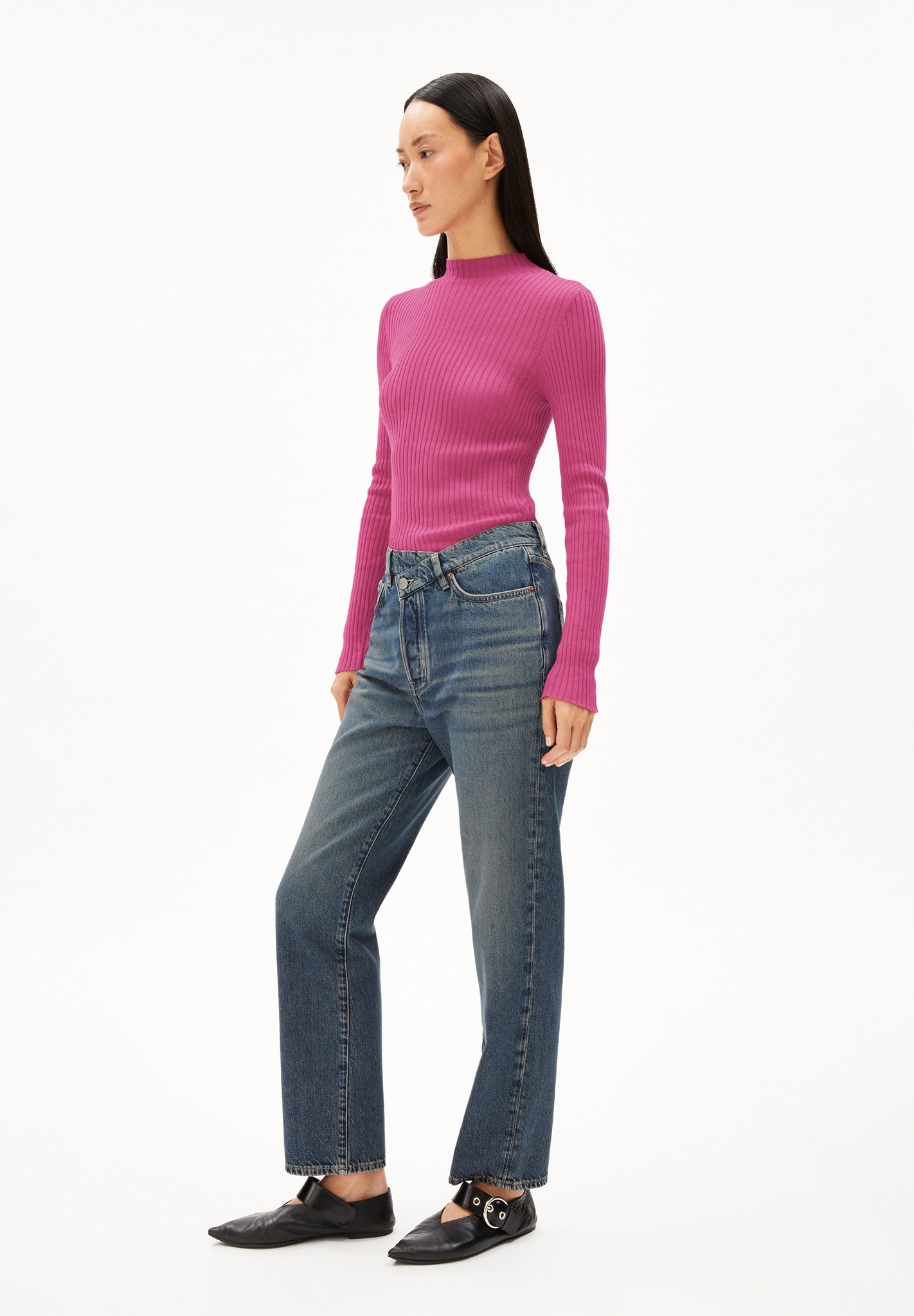 Armedangels ALAANIA Pullover Slim Fit aus Bio-Baumwolle in crushed berry Armedangels ALAANIA Pullover Slim Fit aus Bio-Baumwolle in crushed berry