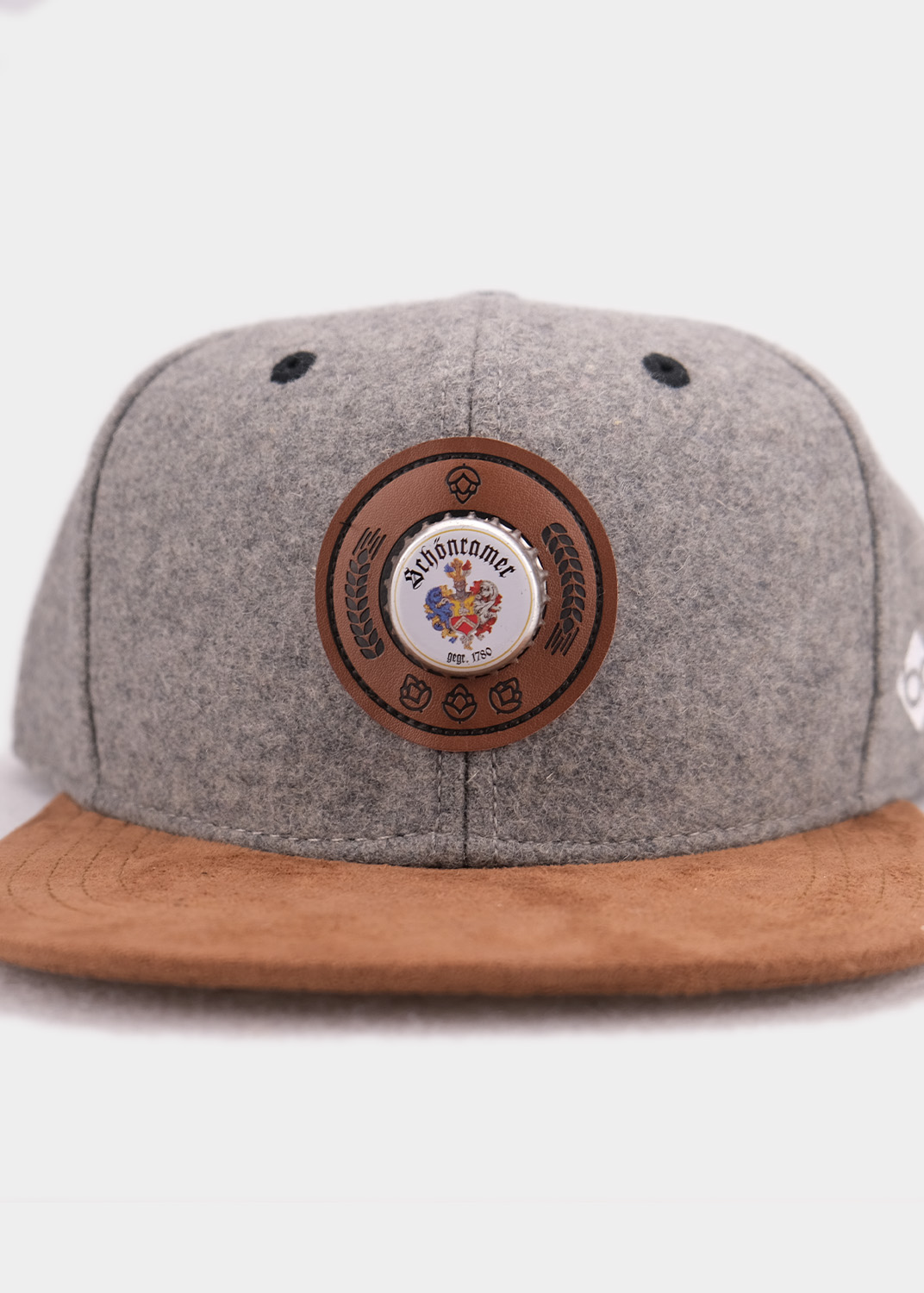 Bavarian Caps "Bierkrönung" - dunkelgrau (Snapback) / Bier Cap Bavarian Caps "Bierkrönung" - dunkelgrau (Snapback) / Bier Cap