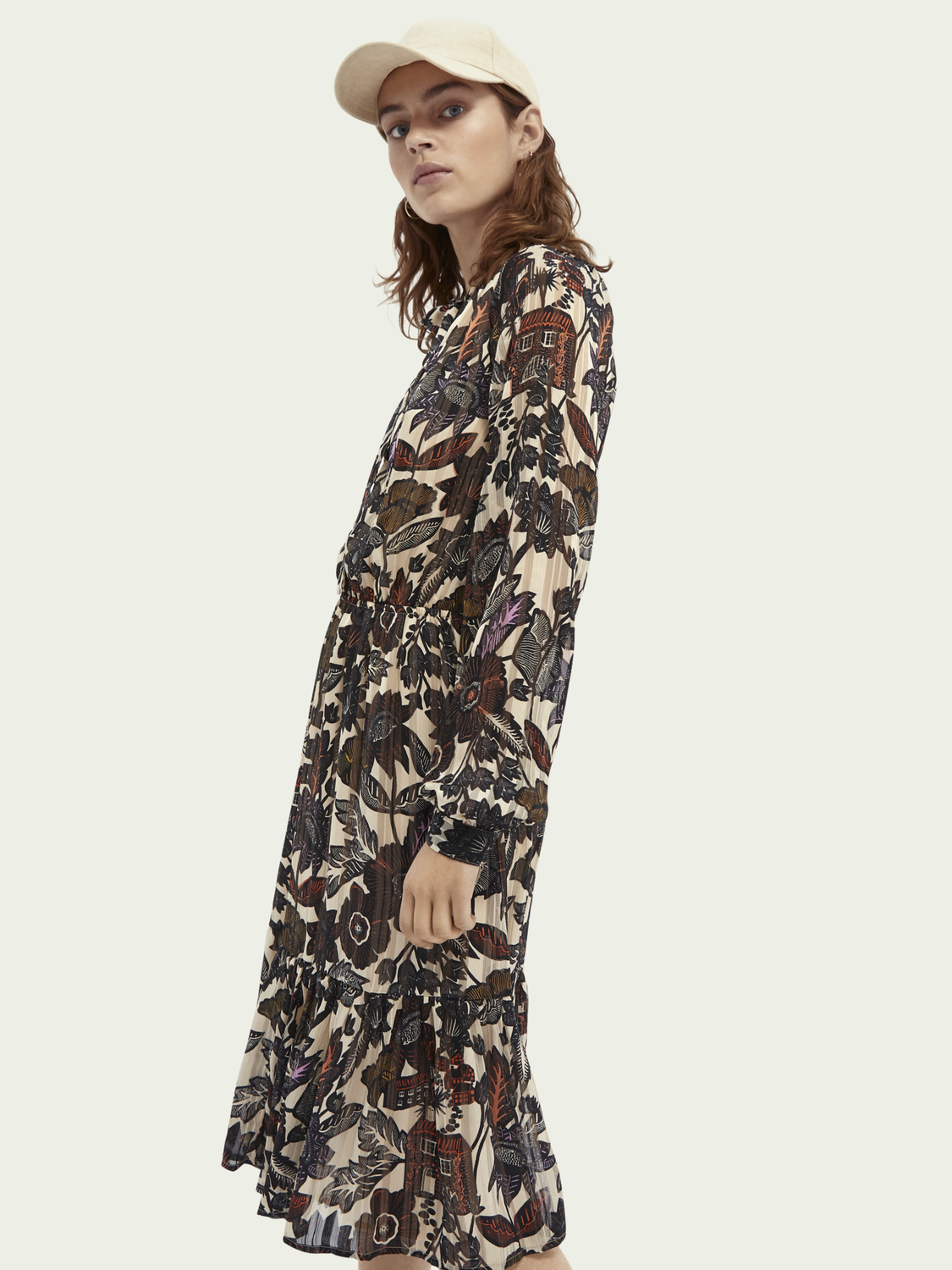 Scotch&Soda wadenlanges Midikleid mit Schleife Scotch&Soda wadenlanges Midikleid mit Schleife