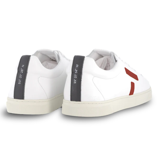 O.T.A Paris On The Asphalt Leder Sneaker KELWOOD in weiß /burgundy O.T.A Paris On The Asphalt Leder Sneaker KELWOOD in weiß /burgundy