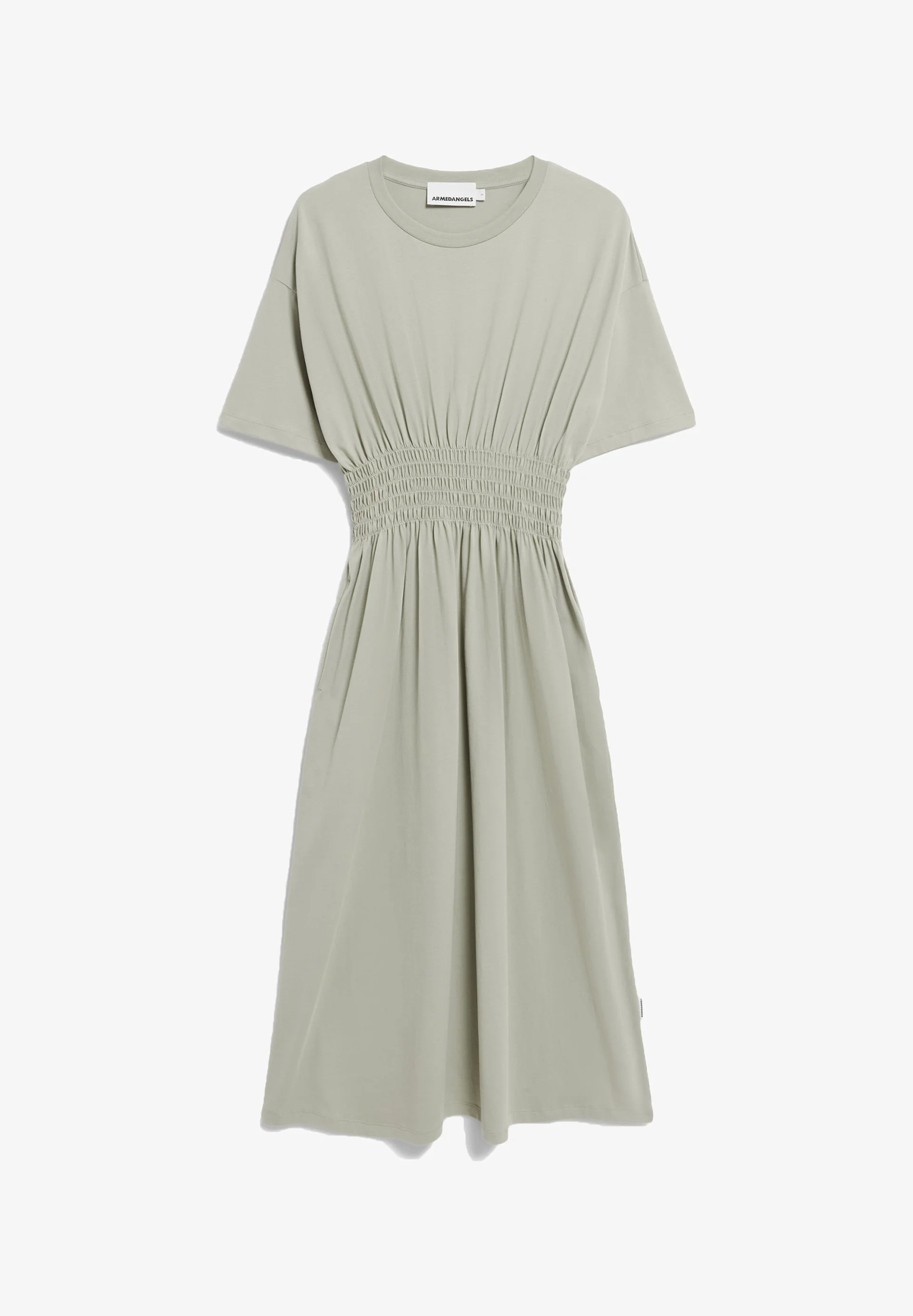 Armedangels Kleid KIWANAA Jerseykleid aus Bio-Baumwolle in seagreen