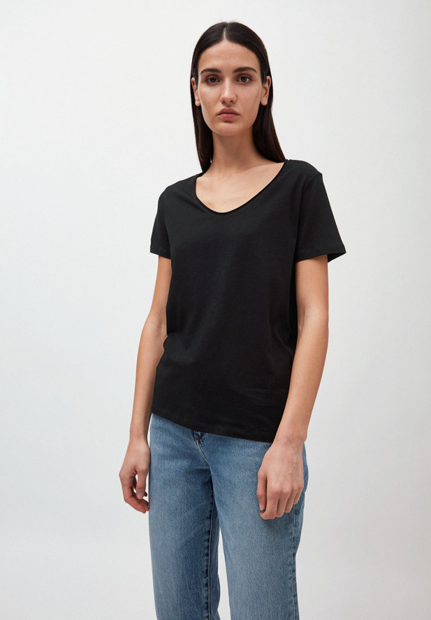 Armedangels HAADIA T-Shirt aus 100% Bio-Baumwolle black