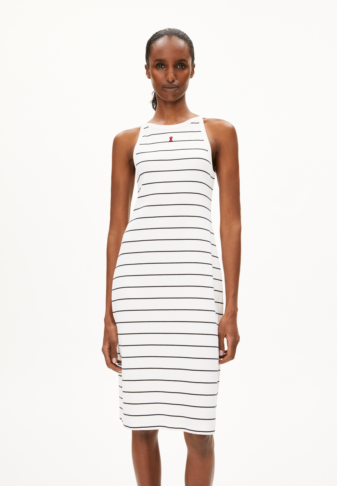  Armedangels  SASINAA FINE STRIPES Ripp-Jerseykleid aus Bio-Baumwoll Mix