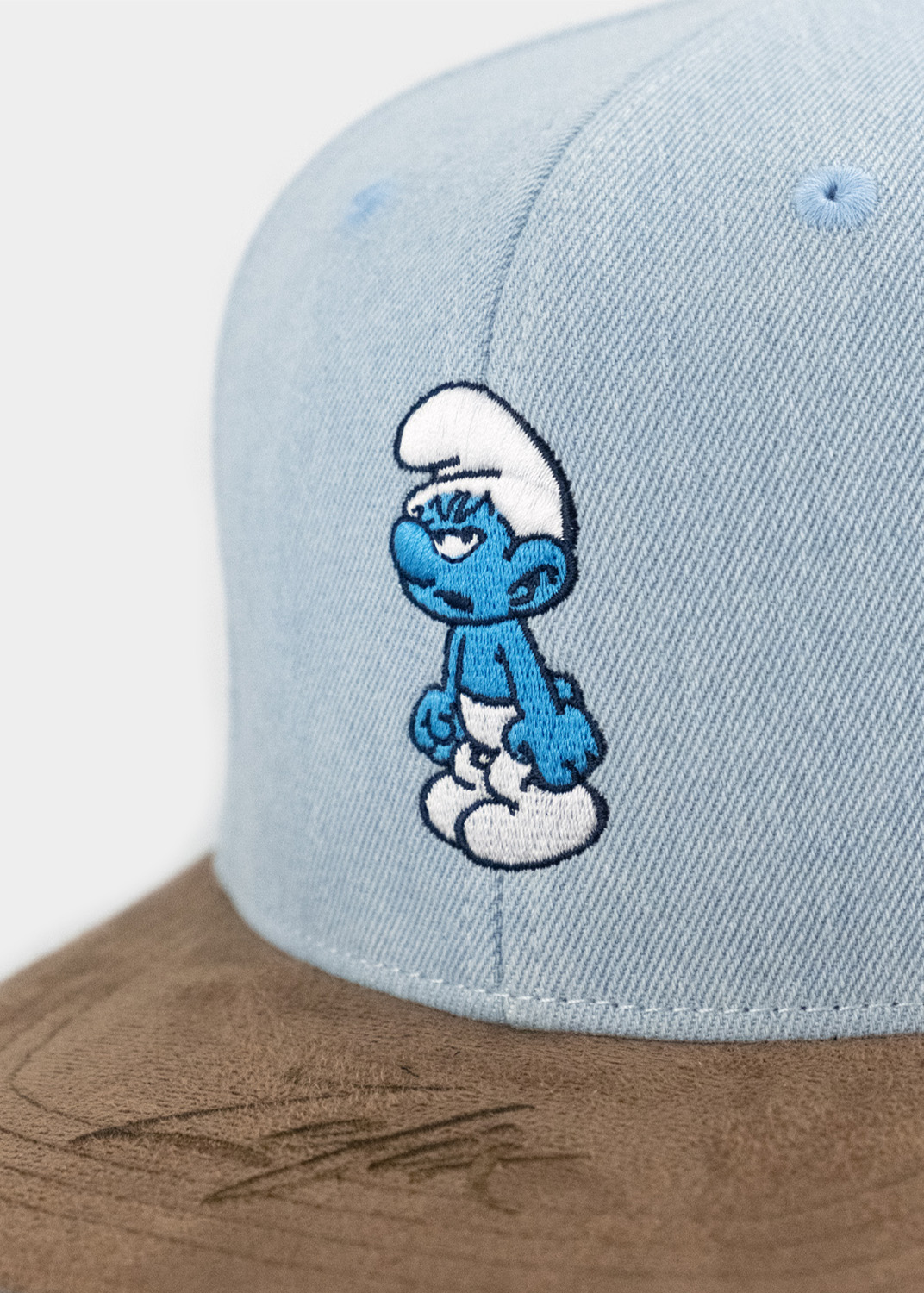 Bavarian Caps Die Schlümpfe Cap "Muffi, Zefix" - hellblau (Snapback) CX158 Bavarian Caps Die Schlümpfe Cap "Muffi, Zefix" - hellblau (Snapback) CX158