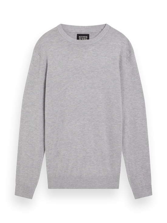 Scotch&Soda Essential - VISCOSE PULLOVER CREWNECK in grau 