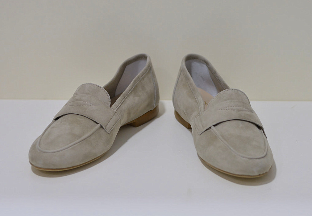 Gianluca Pisati Moccasins / Loafer Abete aus feinstem Wildleder (Gamsleder) in Shilf 