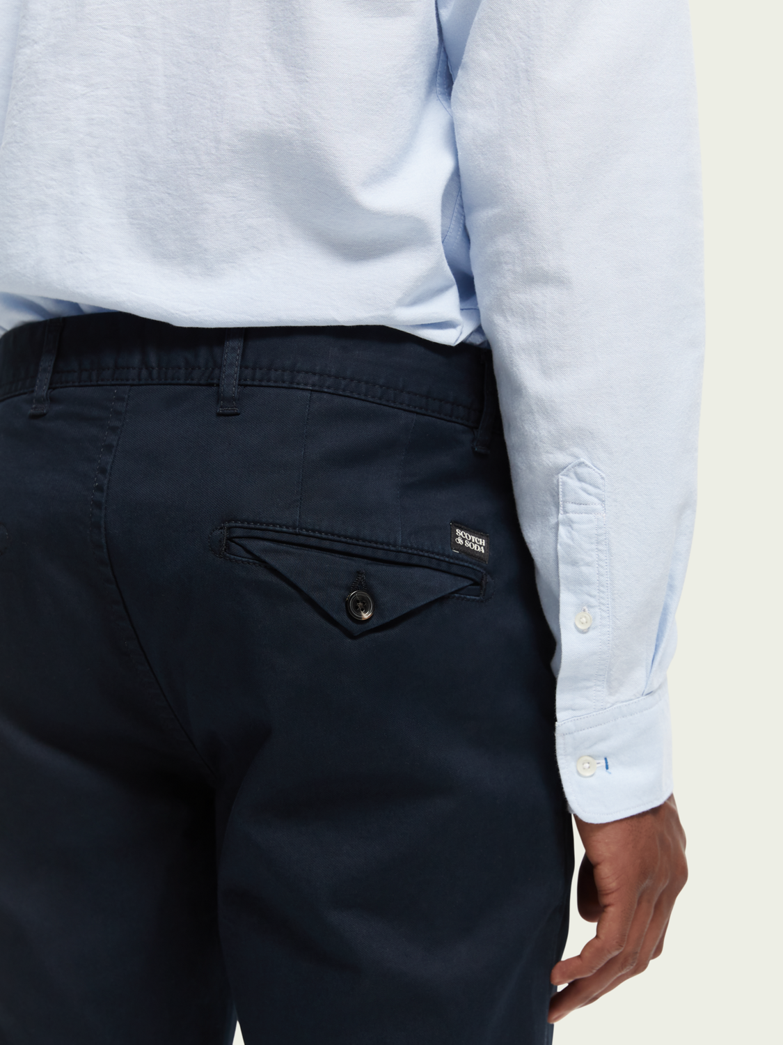 Scotch&Soda ChinoMott super-slim fit aus organic cotton in Night Scotch&Soda ChinoMott super-slim fit aus organic cotton in Night
