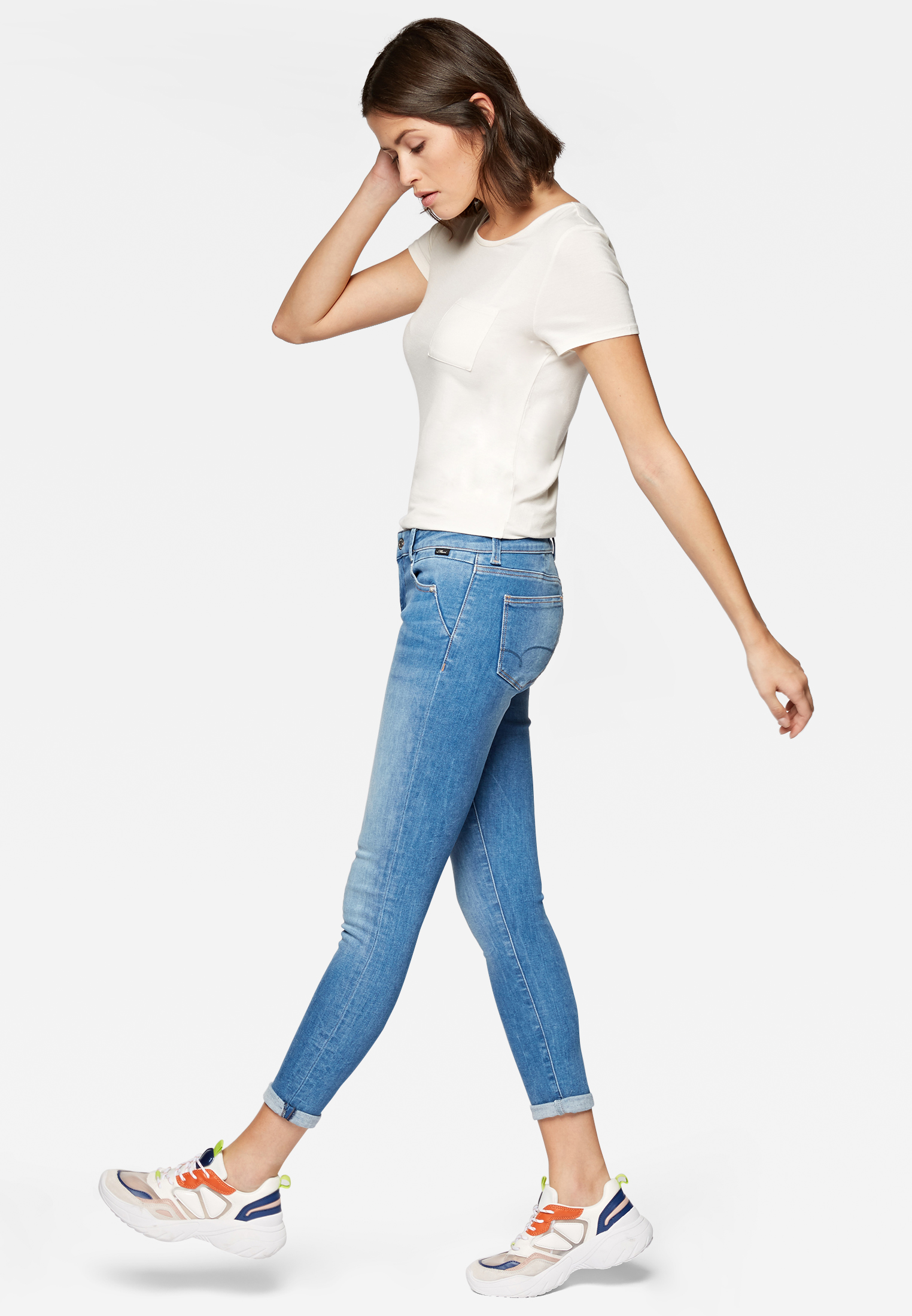 Mavi LEXY | super skinny, crop dark brushed glam Mavi LEXY | super skinny, crop dark brushed glam