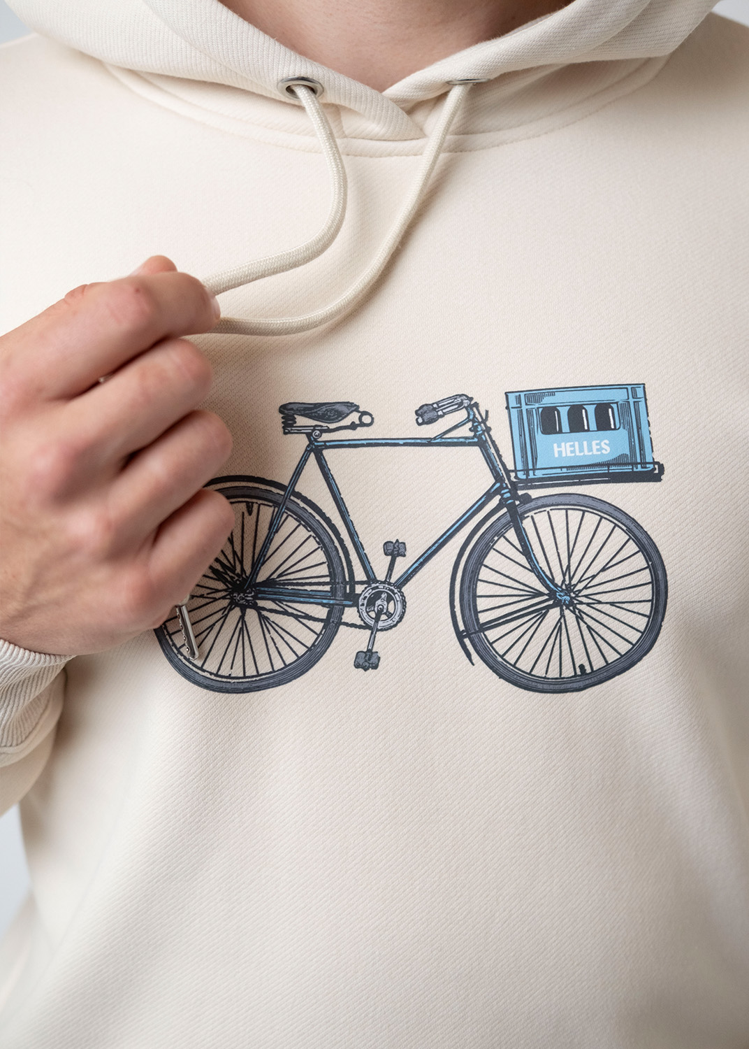 Bavarian Caps Hoodie "Expresslieferdienst" - beige Art.Nr.: HS53