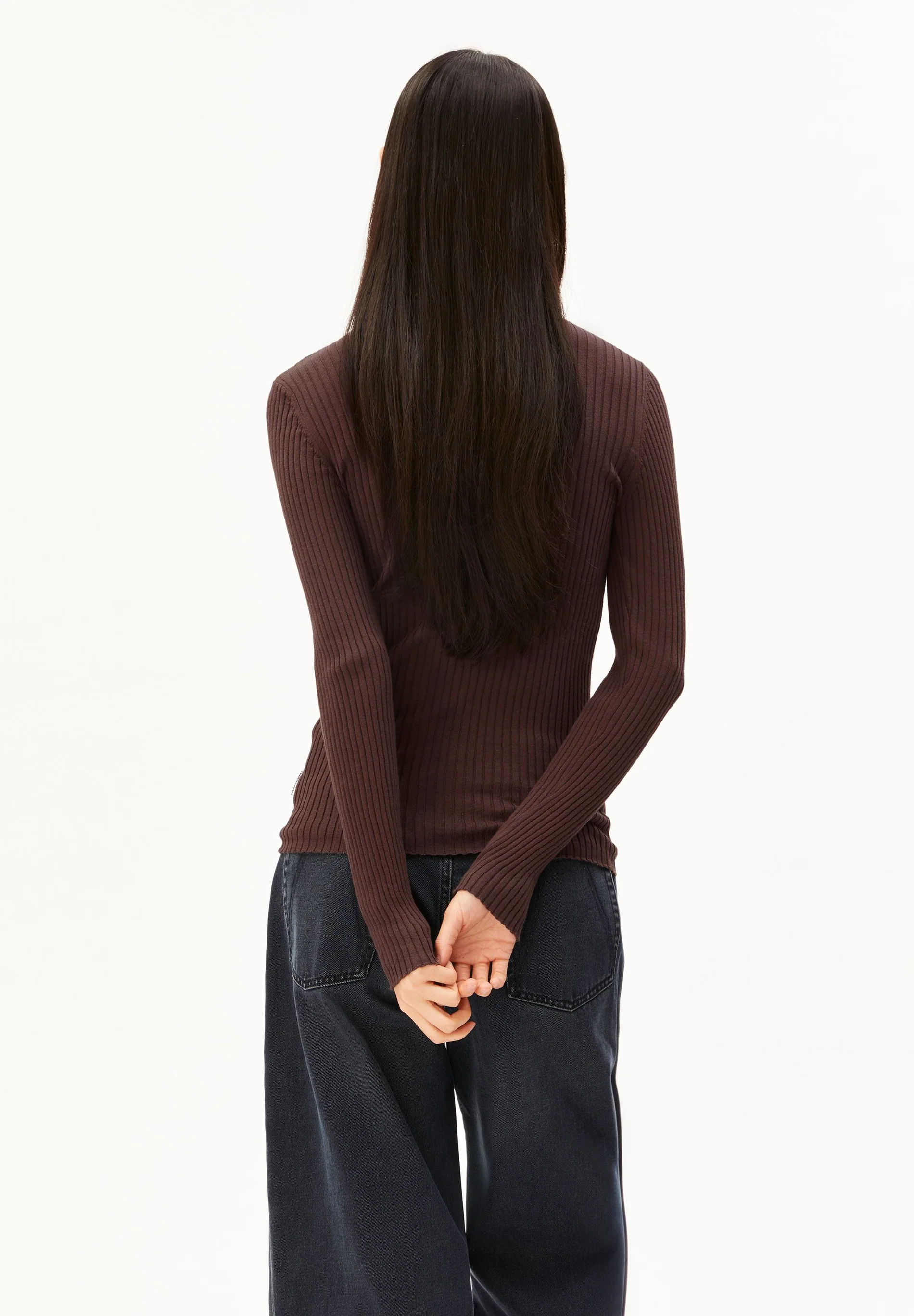 Armedangels ALAANIA Pullover aus 100% Bio-Baumwolle in claystone