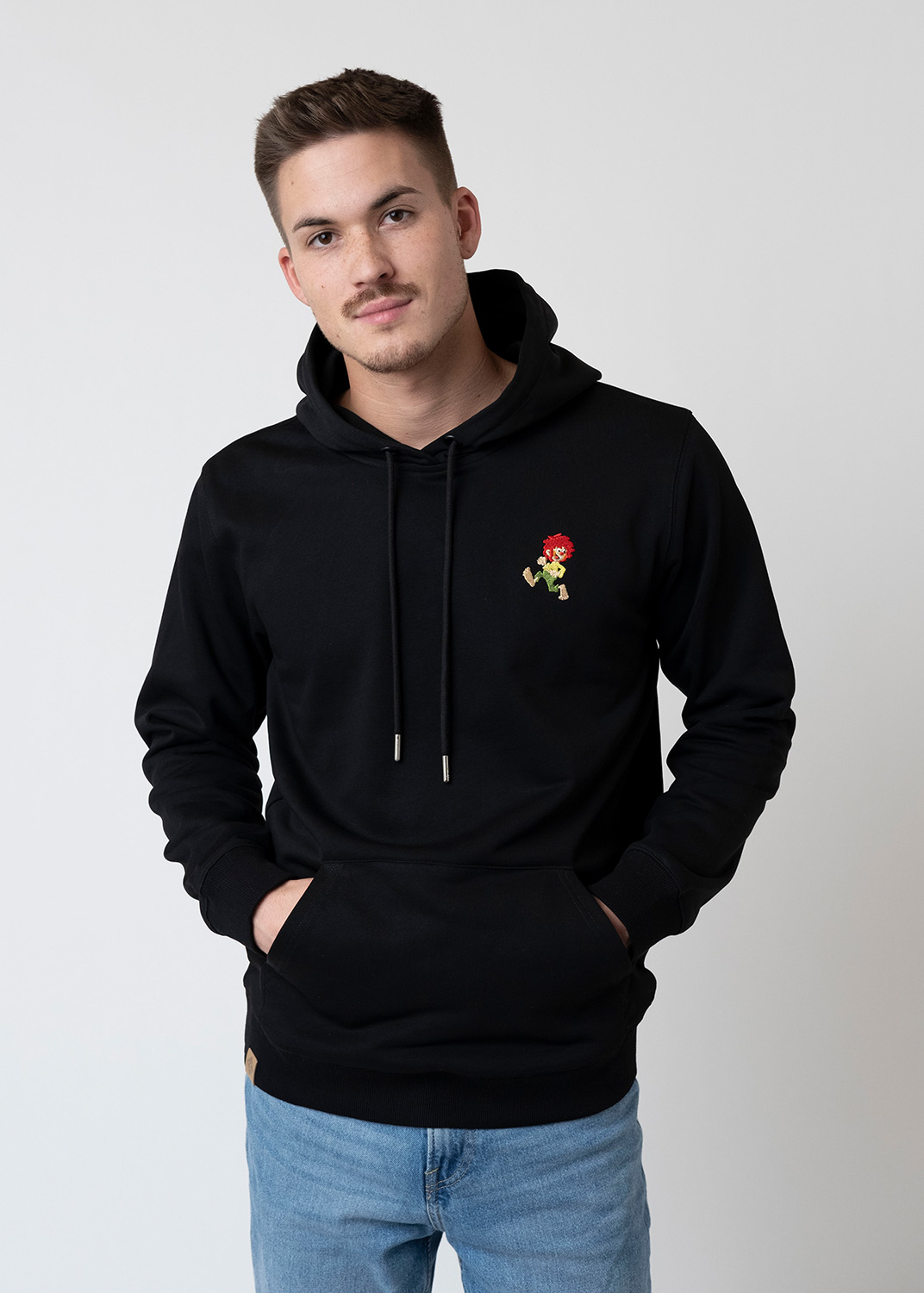   Bavarian Caps Pumuckl Hoodie "Grantig by Nature" - schwarz, unisex
