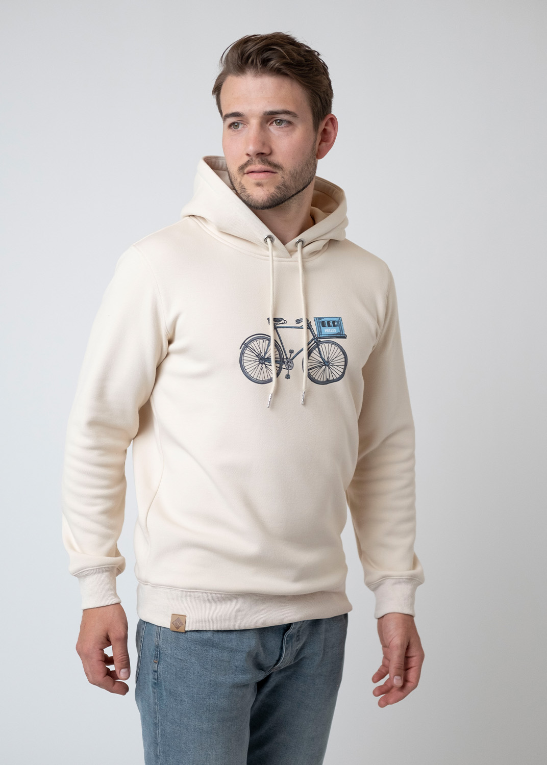 Bavarian Caps Hoodie "Expresslieferdienst" - beige Art.Nr.: HS53