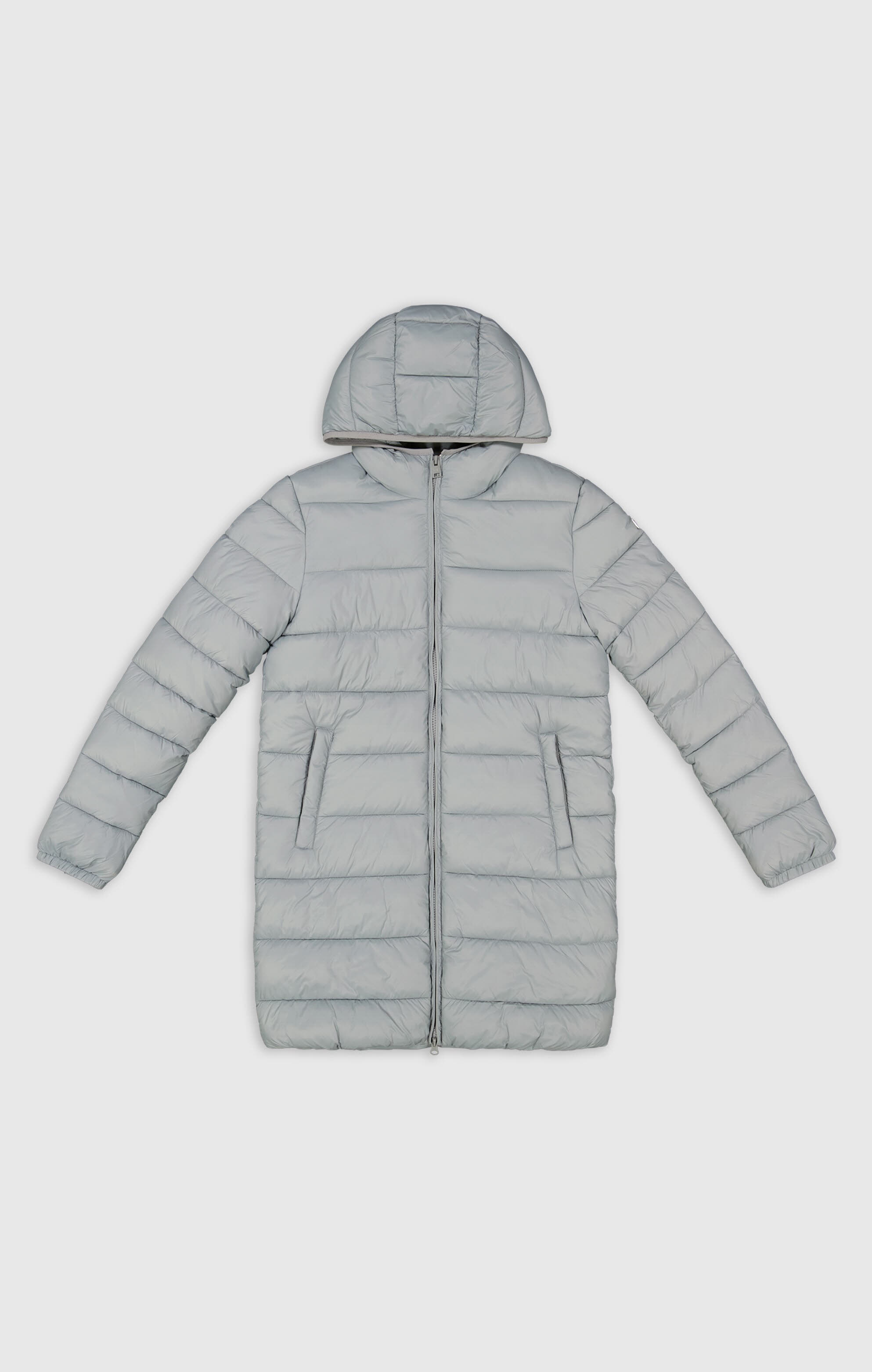 Champion Wattierter Wintermante  mit Logo-Schriftzug am Ärmel in grau Champion Wattierter Wintermante  mit Logo-Schriftzug am Ärmel in grau