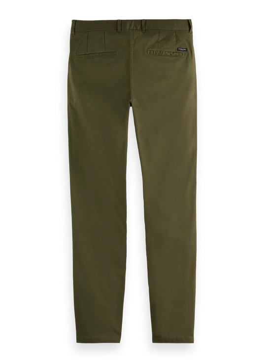 Scotch&Soda CORE - MOTT - STRETCH COTTON CHINO in Khaki