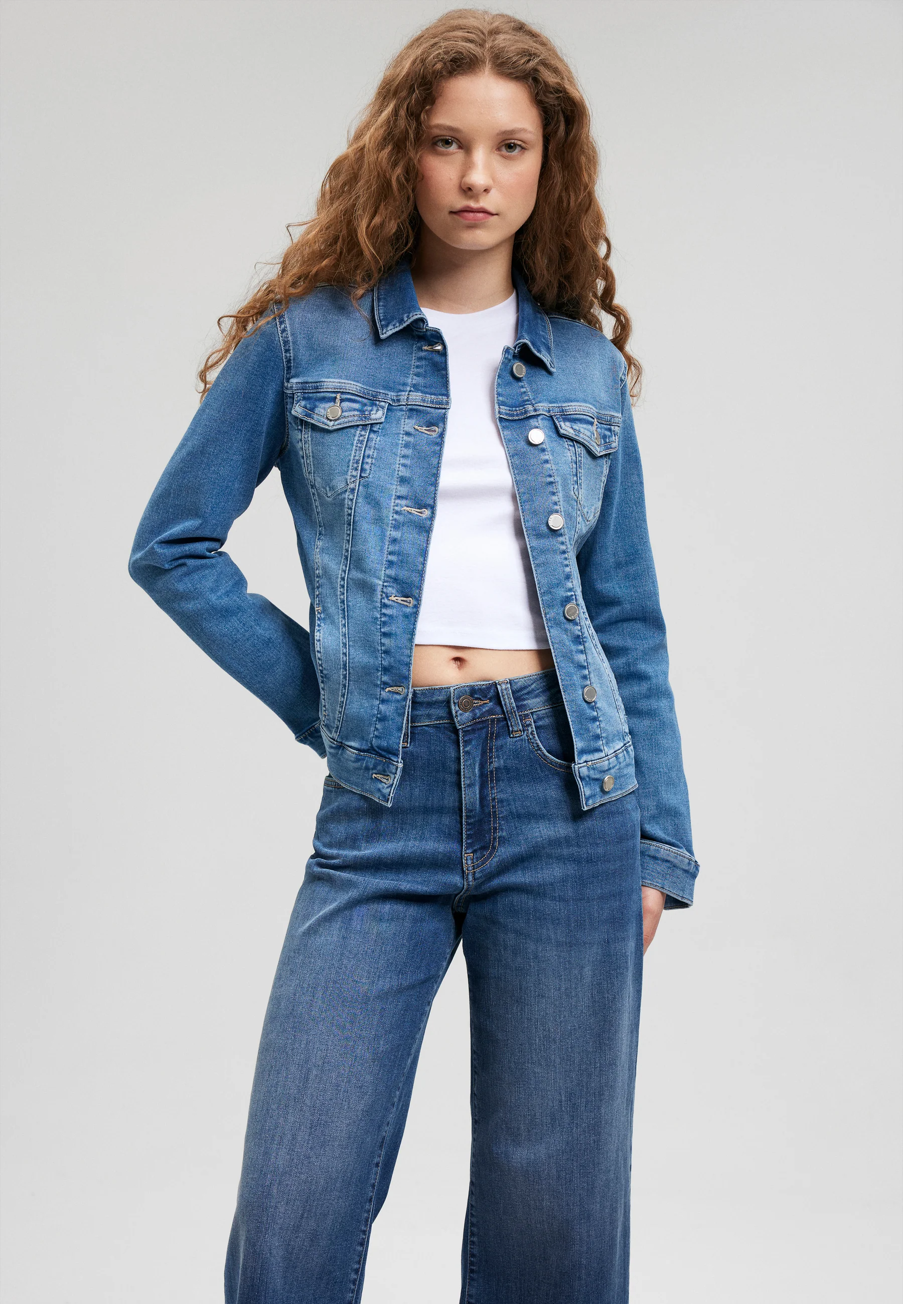 Mavi Jeansjacke DAISY | Basic Denim Jacke 11136-86781 mid brushed sporty