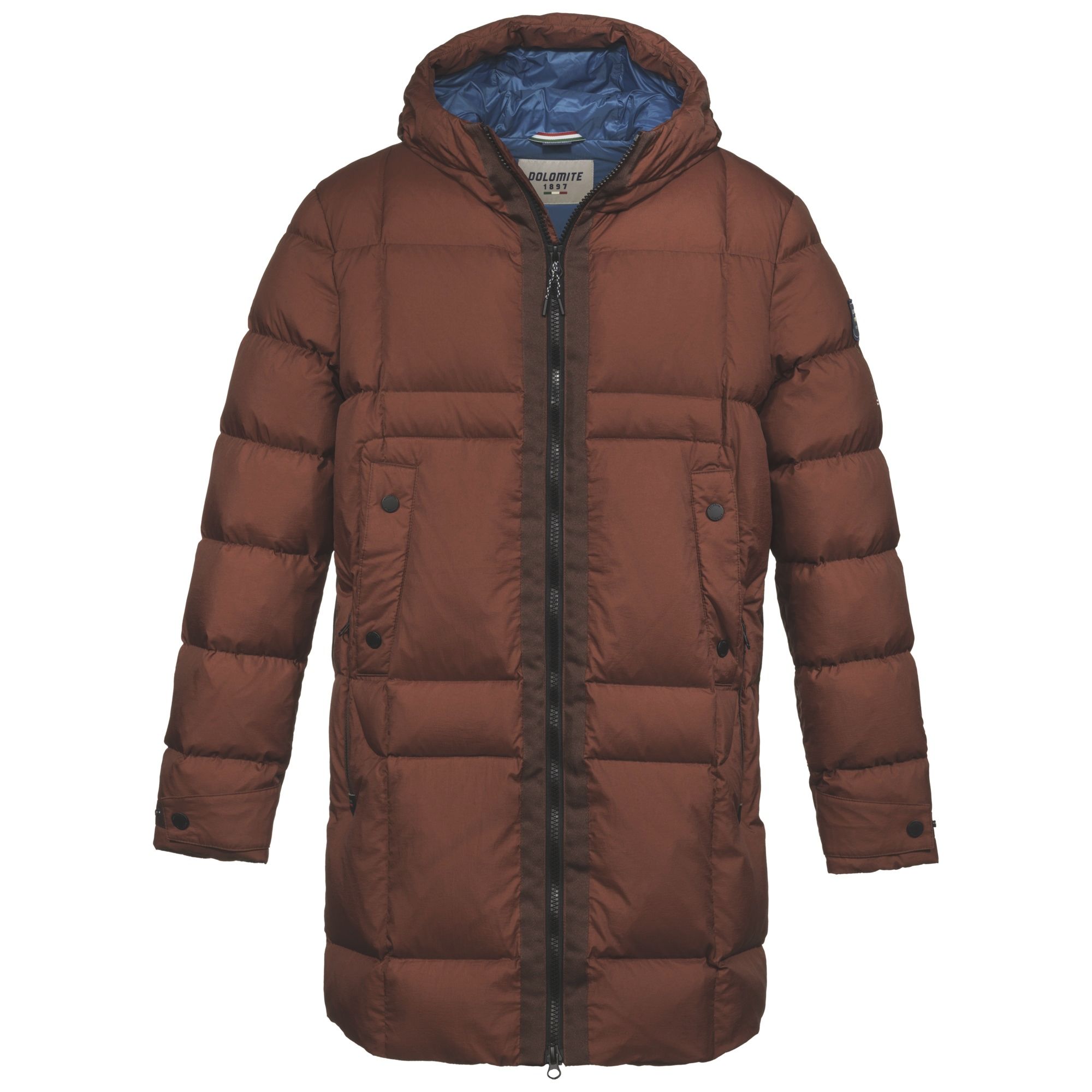 DOLOMITE 76 Fitzroy Parka für Herren in Pecan Brown/Steel Blue