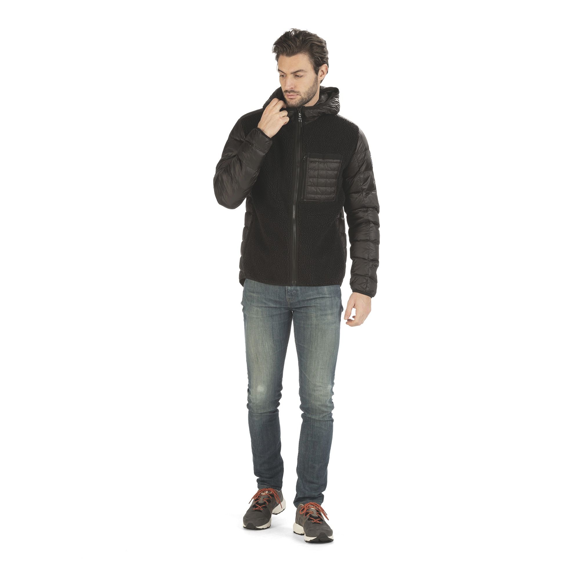 DOLOMITE Expedition Polar Jacke mit Kapuze für Herren in blau 