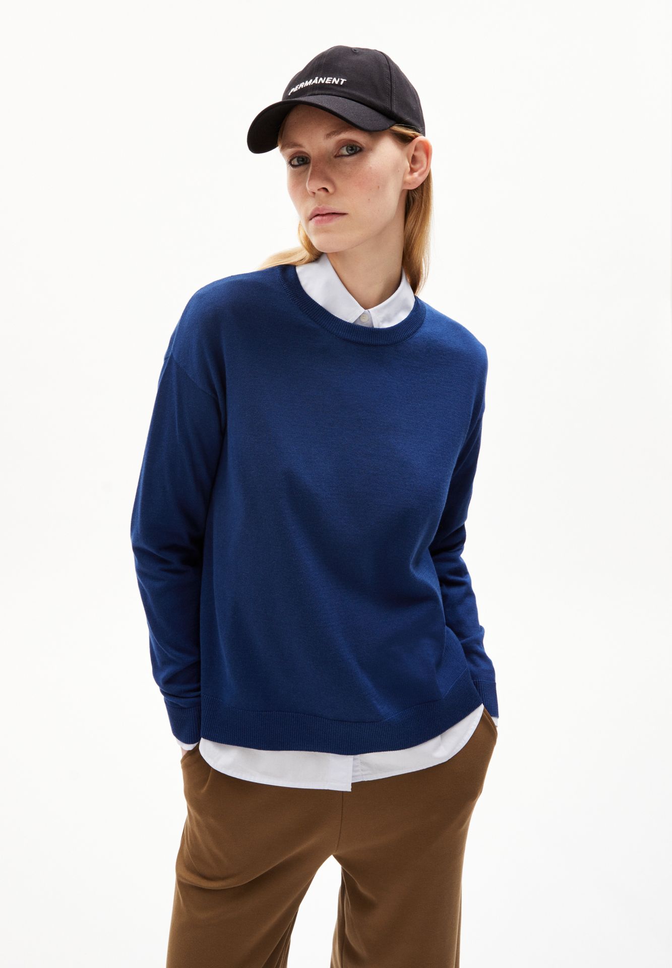 Armedangels LARUNAA / Lailaa Pullover aus Bio-Baumwoll Mix in faded indigo 