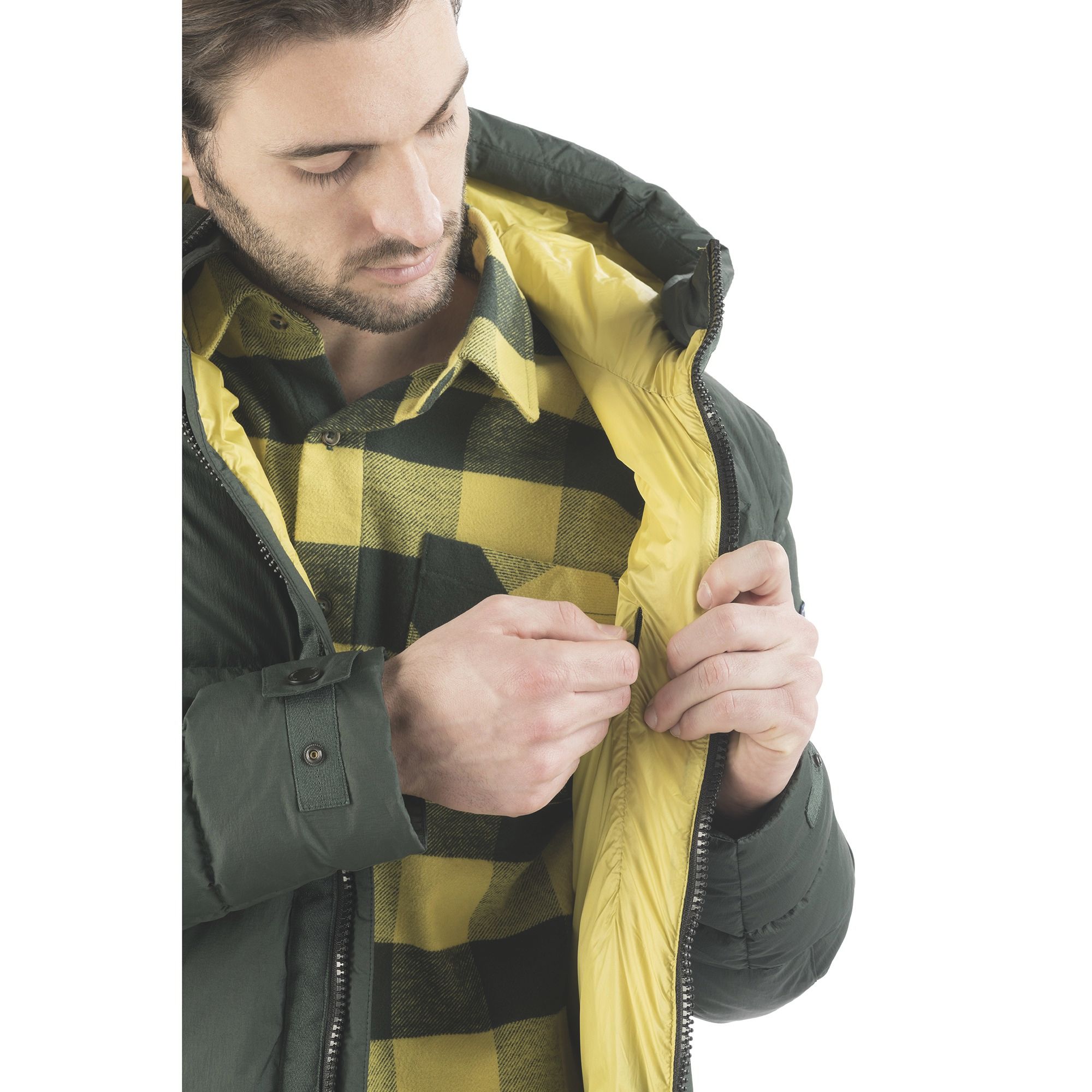 DOLOMITE 76 Fitzroy Parka für Herren in Pecan Brown/Steel Blue