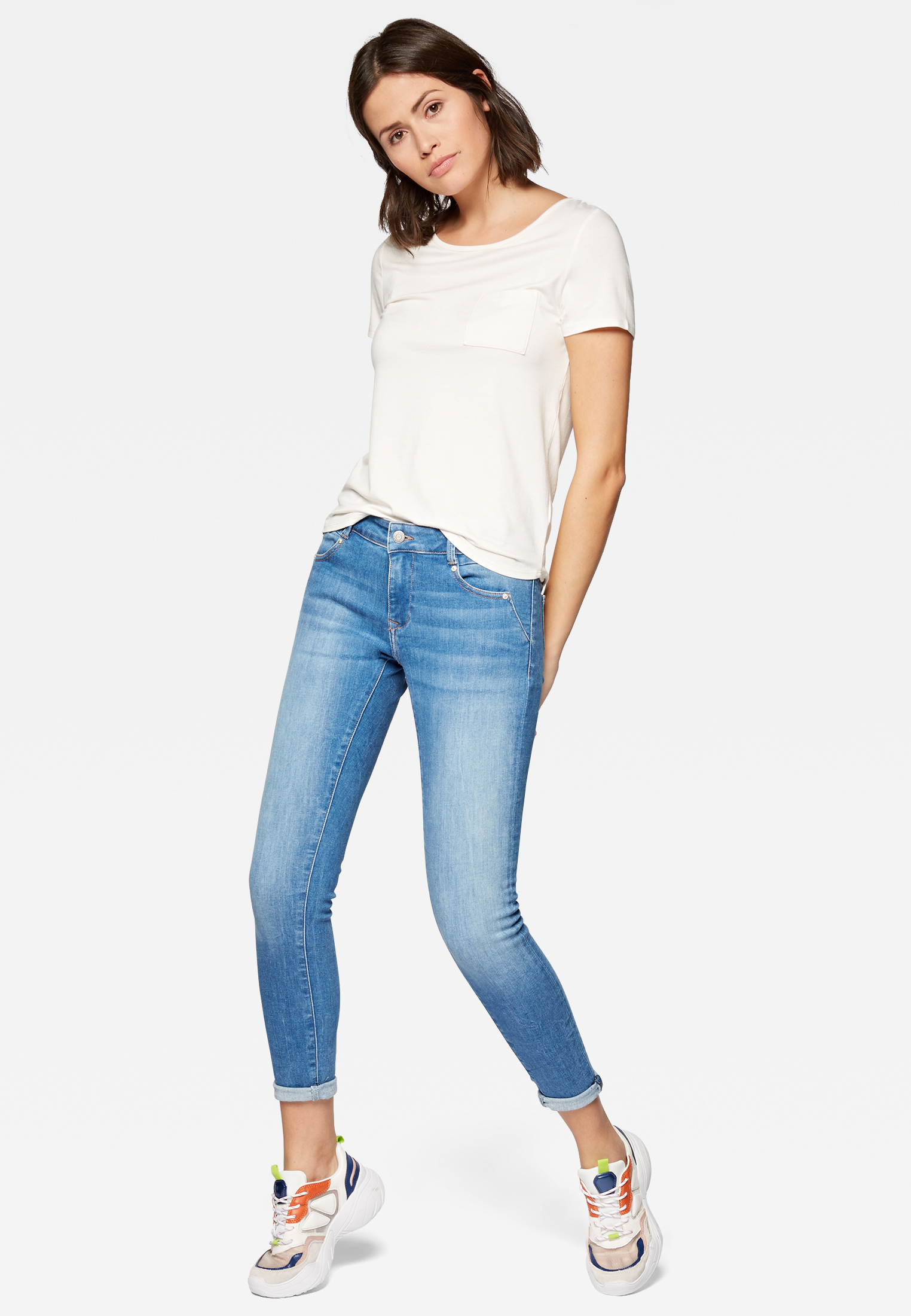 Mavi LEXY | super skinny, crop dark brushed glam Mavi LEXY | super skinny, crop dark brushed glam