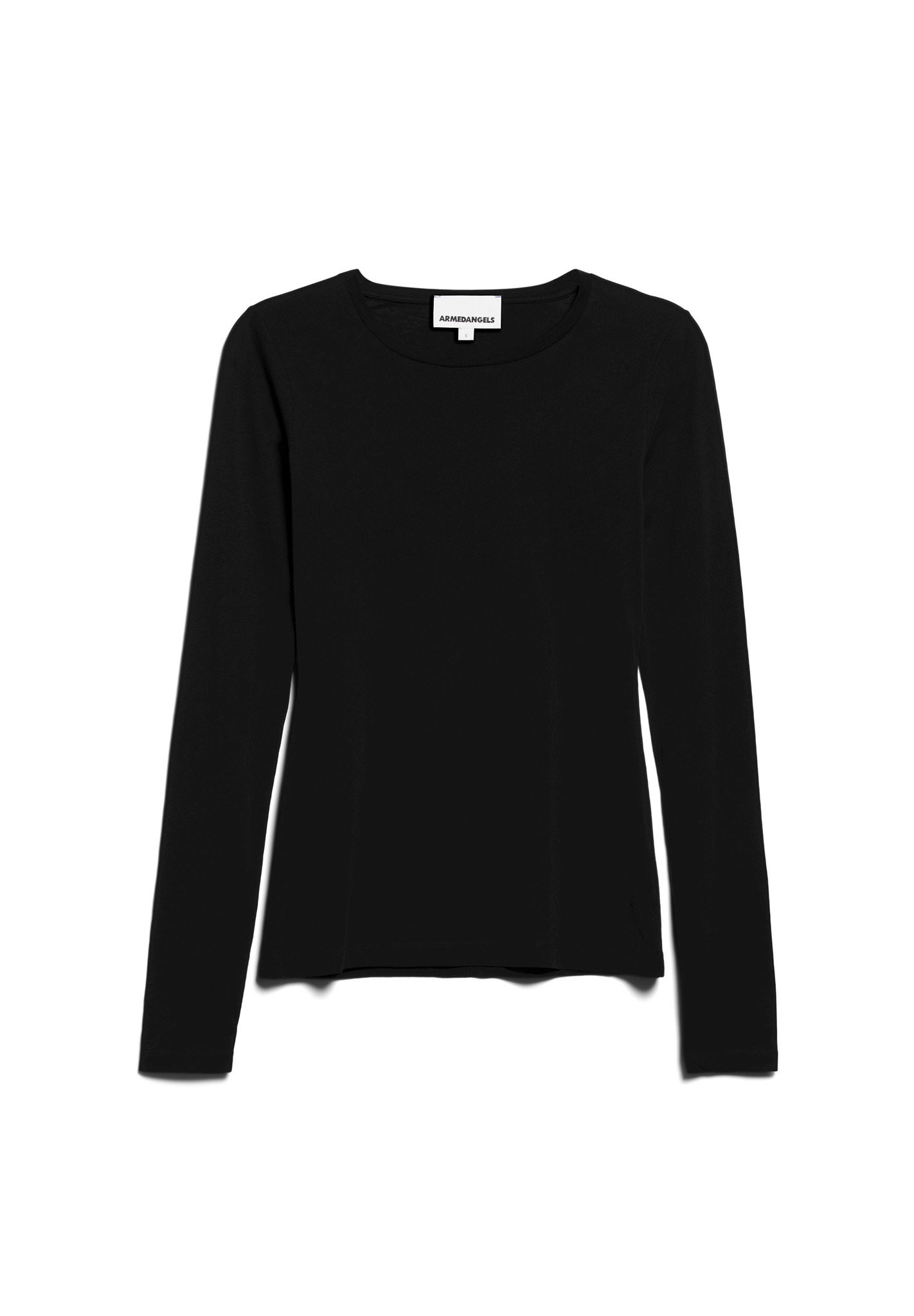 Armedangels ENRICCAA SOFT Longsleeve Slim Fit aus Bio-Baumwolle in schwarz Armedangels ENRICCAA SOFT Longsleeve Slim Fit aus Bio-Baumwolle in schwarz