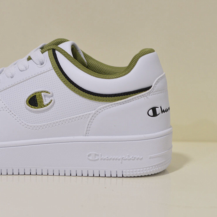 Champion RD18 Low S Low Cut Sneakers für Herren in weiß / grün Rebound