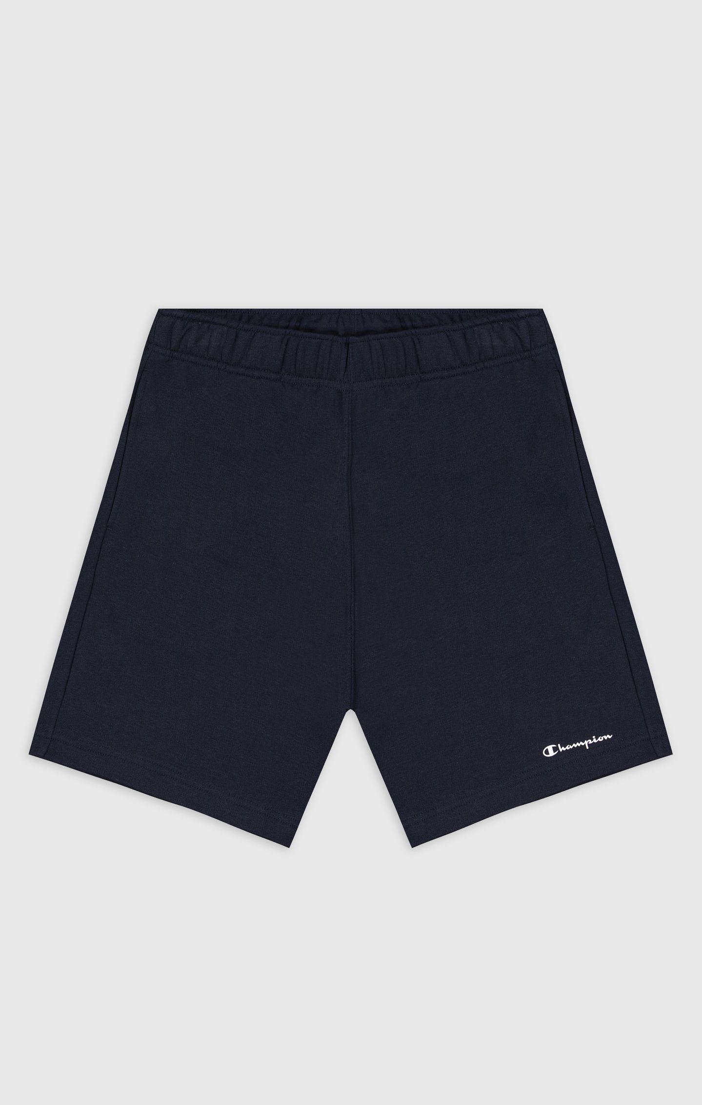 Champion Shorts aus Powerblend French Terry mit Logo-Schriftzug in schwarz Champion Shorts aus Powerblend French Terry mit Logo-Schriftzug in schwarz
