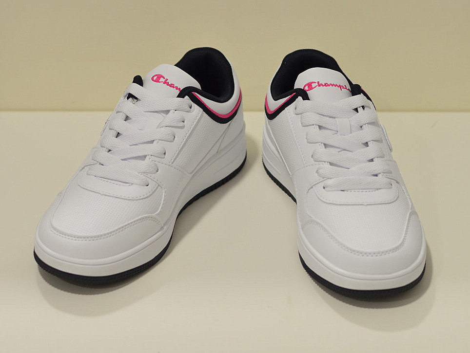 Champion Legacy Rebound 2.0 Low-Top- Damen Sneakers weiß / pink 2024 