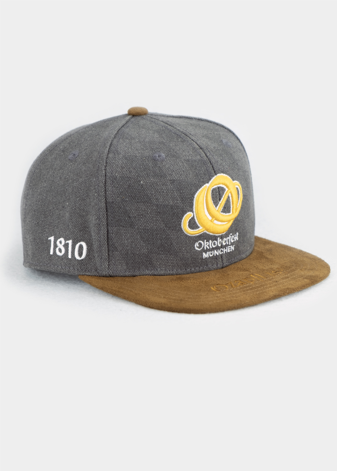 bavarian caps Cap "Oktoberfest München" - dunkelgrau (Snapback) CO62