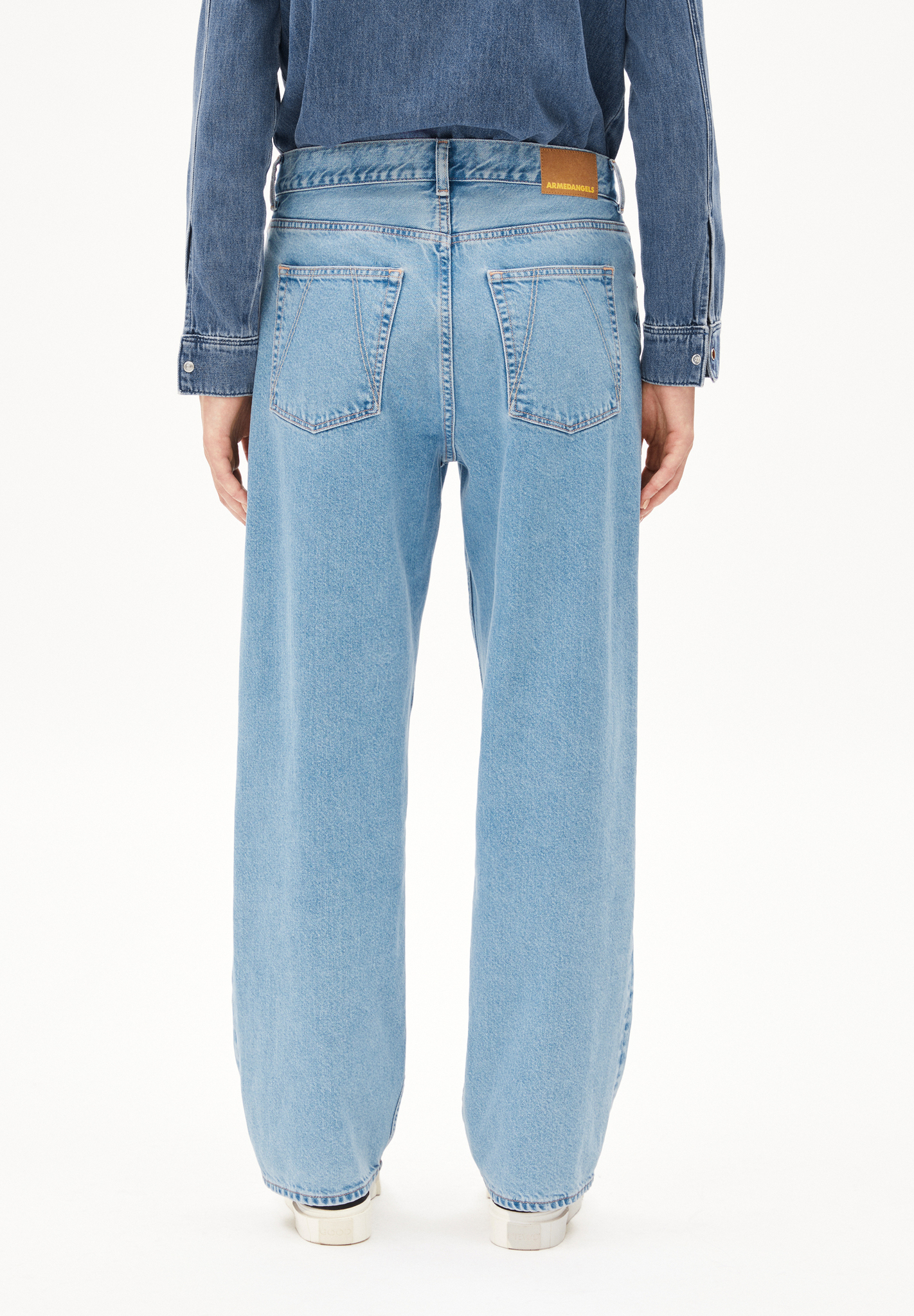 Armedangels  HAAYI Jeans Baggy Fit Low Waist recycelte Baumwolle Non-Stretch horizon